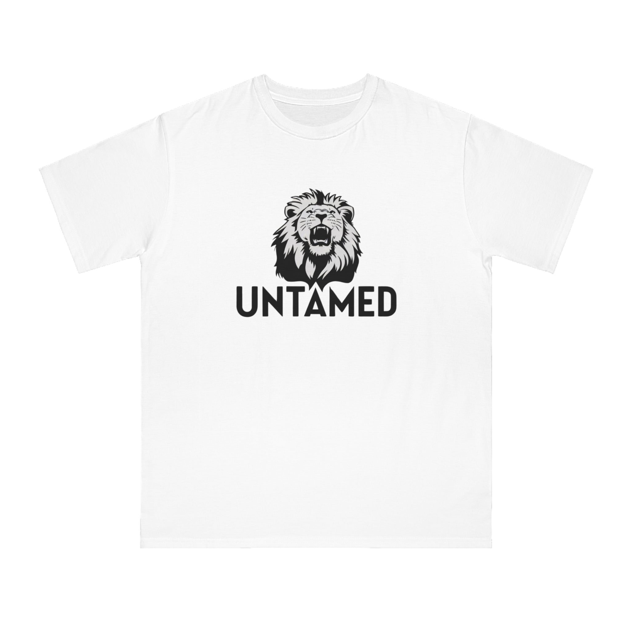 Untamed Roaring Lion 100% Certified Organic Cotton T-Shirt (9 Colors - Men's)