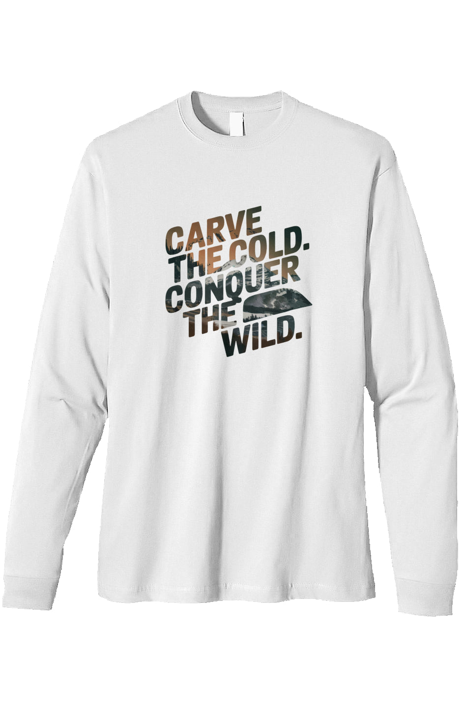 Carve The Cold 100% Organic Cotton T-Shirt