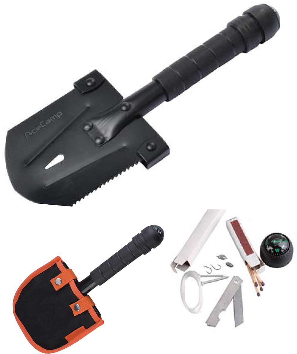 AceCamp Survivor Multi-Tool Shovel