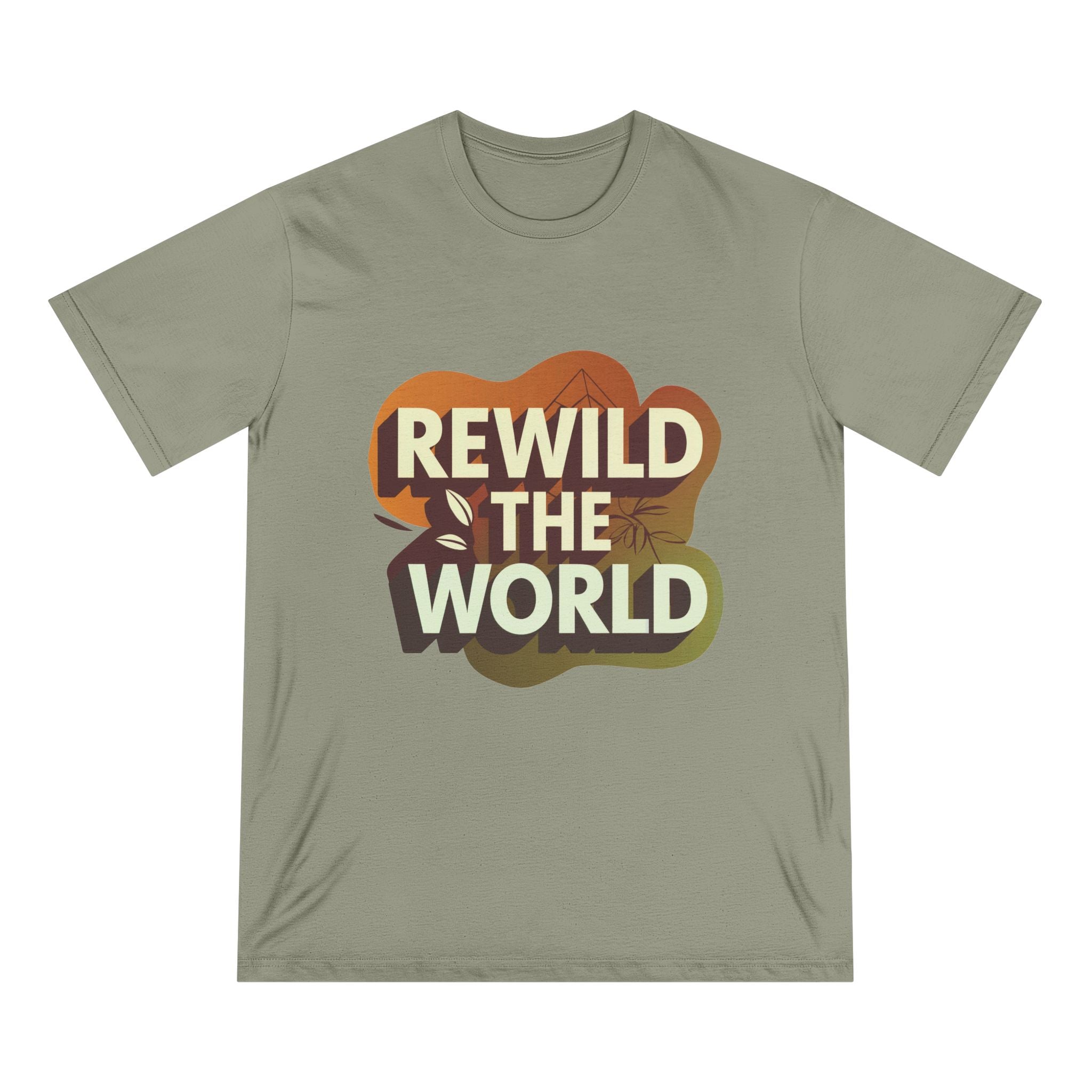 Rewild The World 100% Organic Cotton T-shirt (6 Colors - Men's)