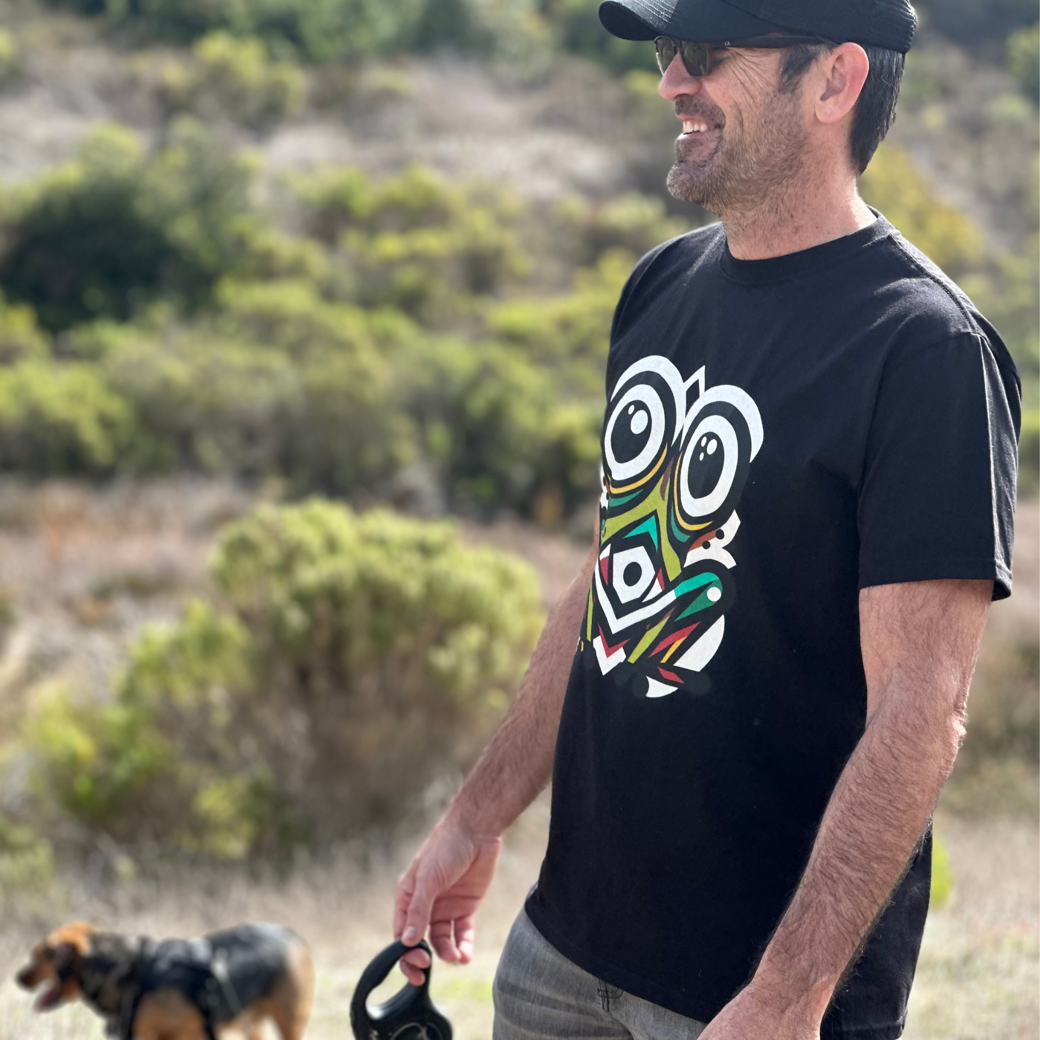 Big Eyes Frog - 100% Certified Organic Cotton T-Shirt (6 Colors - Men's)