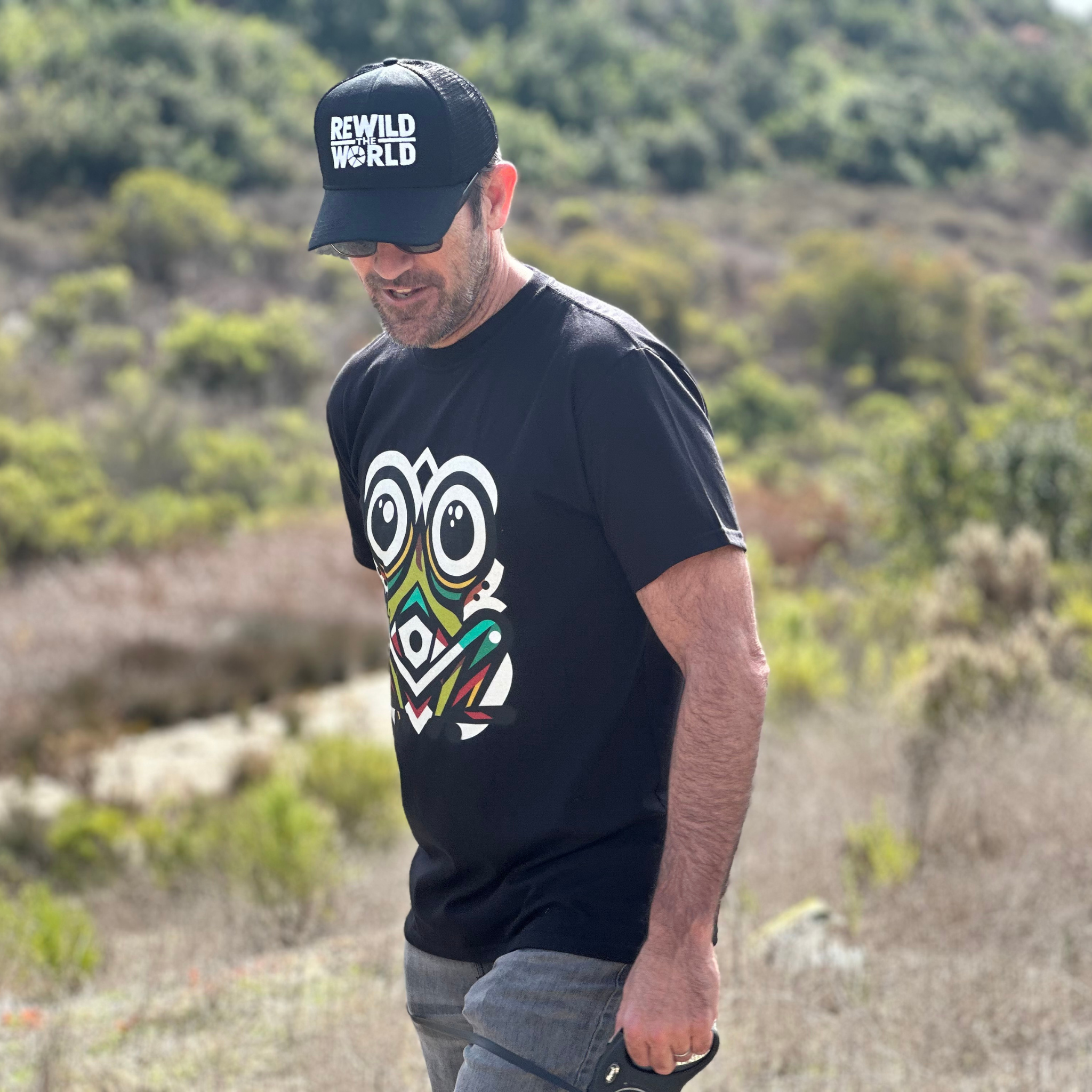 Big Eyes Frog - 100% Certified Organic Cotton T-Shirt (6 Colors - Men's)