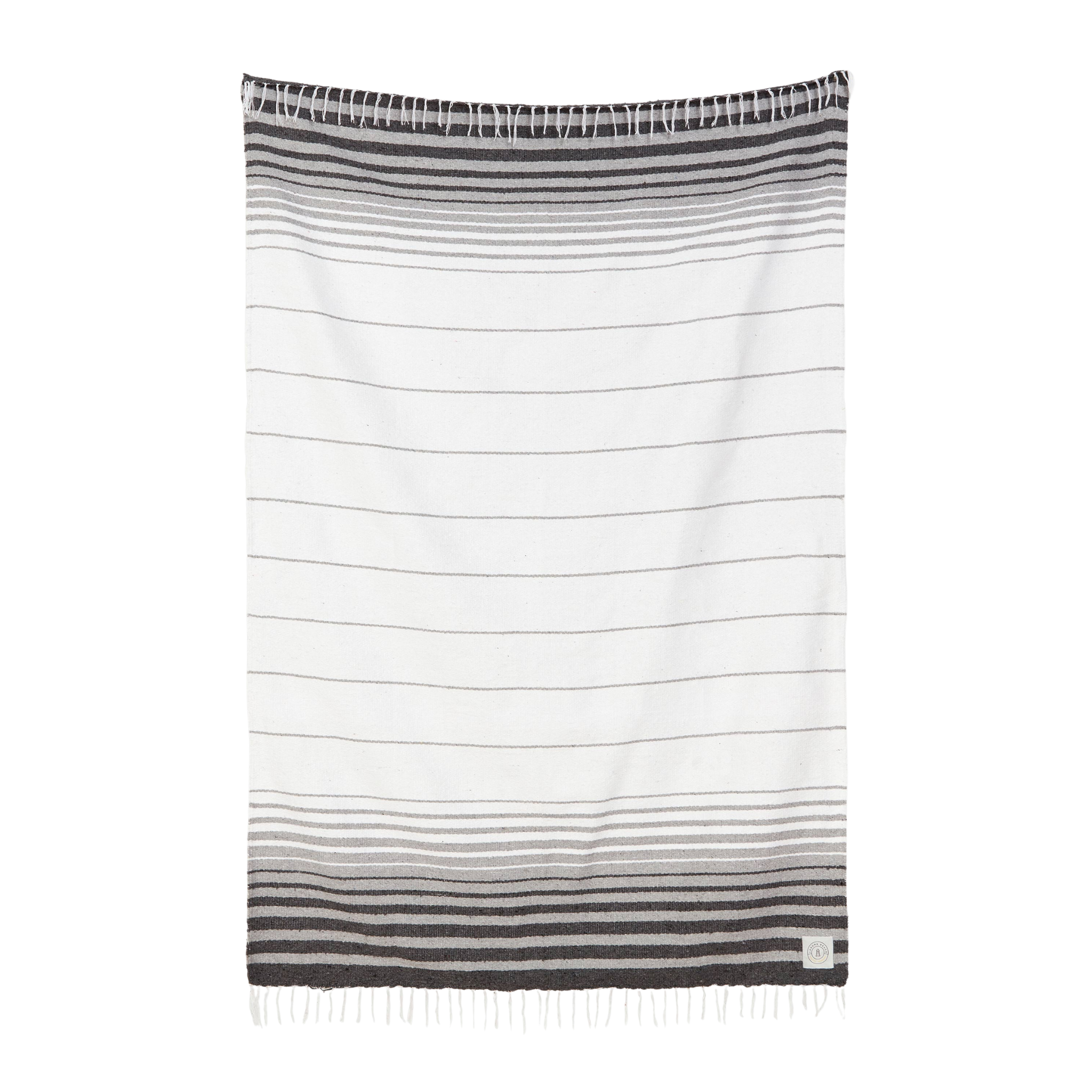 Gray Tulum Mexican Blanket by Laguna Beach Textile Company