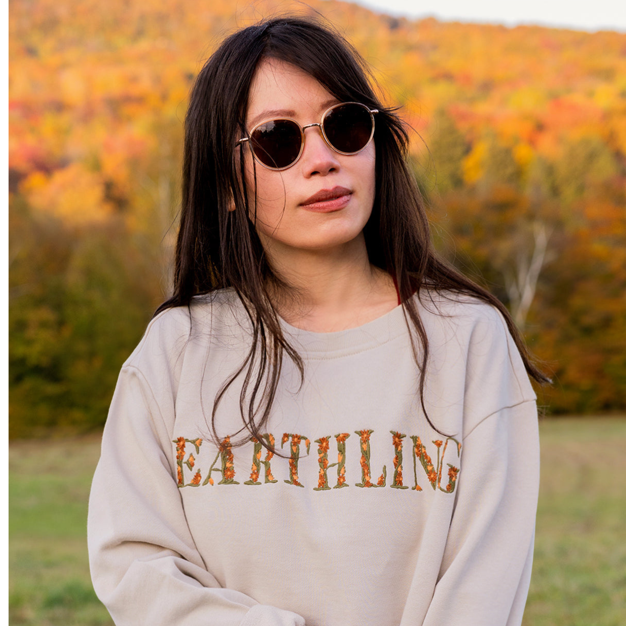 Earthling in Bloom Pullover by Happy Earth