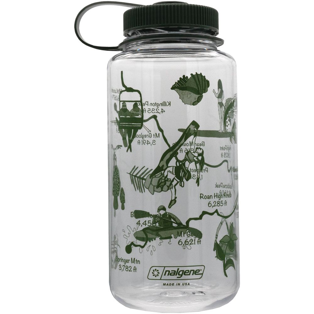 Nalgene Wide Mouth Sustain Water Bottle 32 oz (9 Graphic Designs Available)