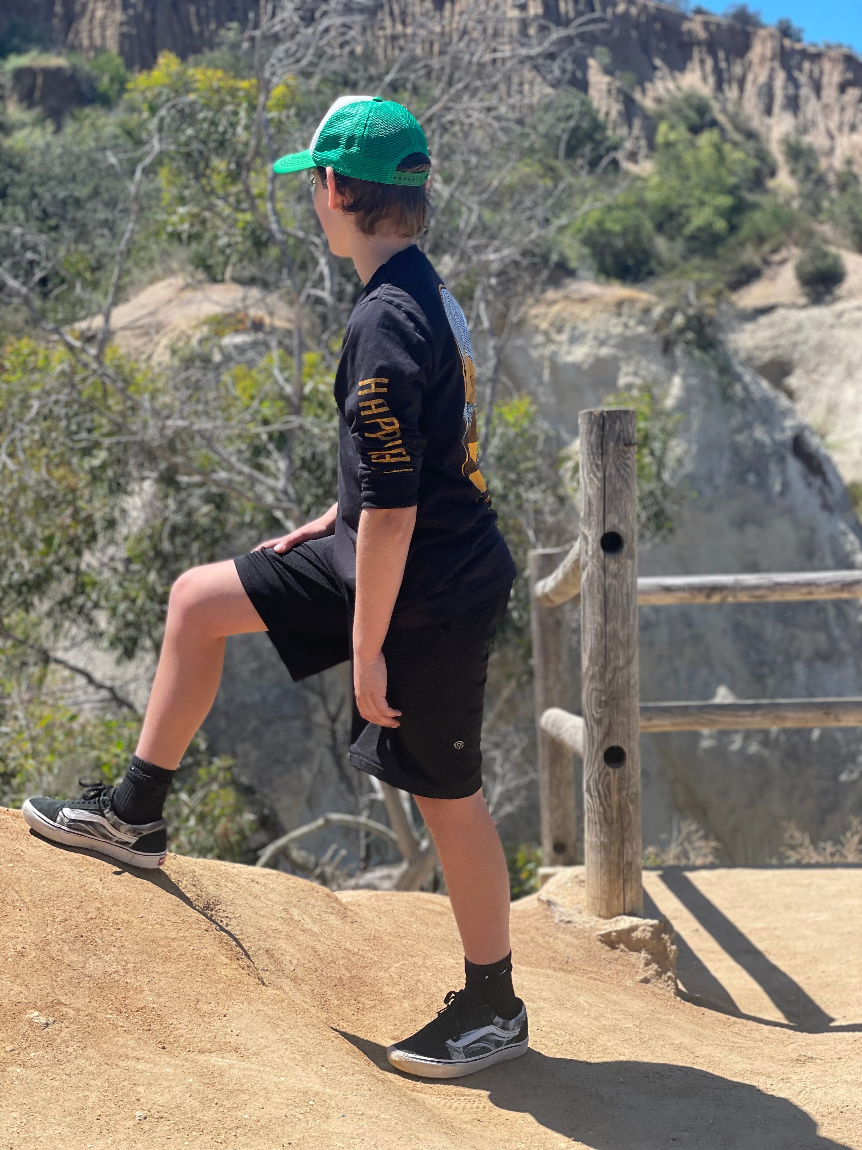 Golden Mountains Tee by Happy Earth