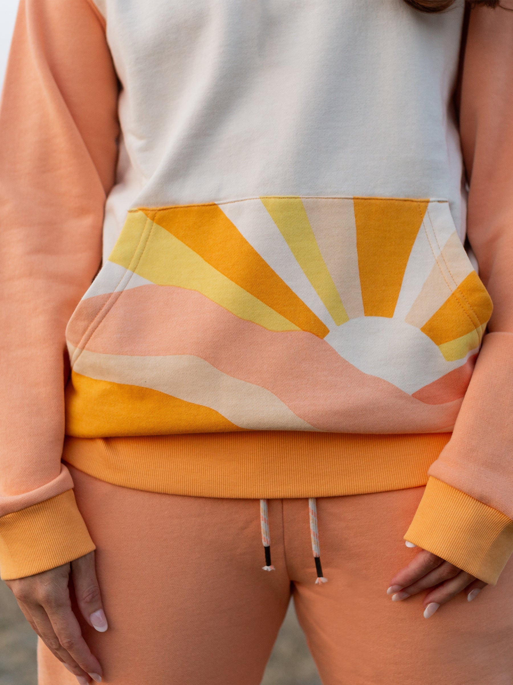 Sunburst Hoodie by Happy Earth