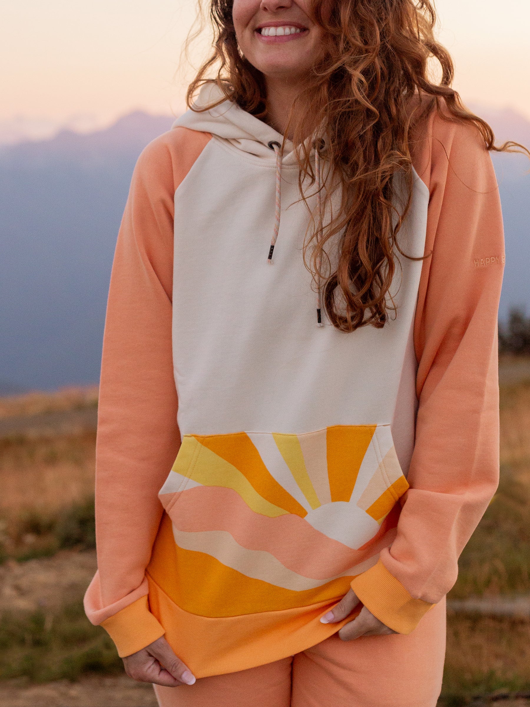 Sunburst Hoodie by Happy Earth