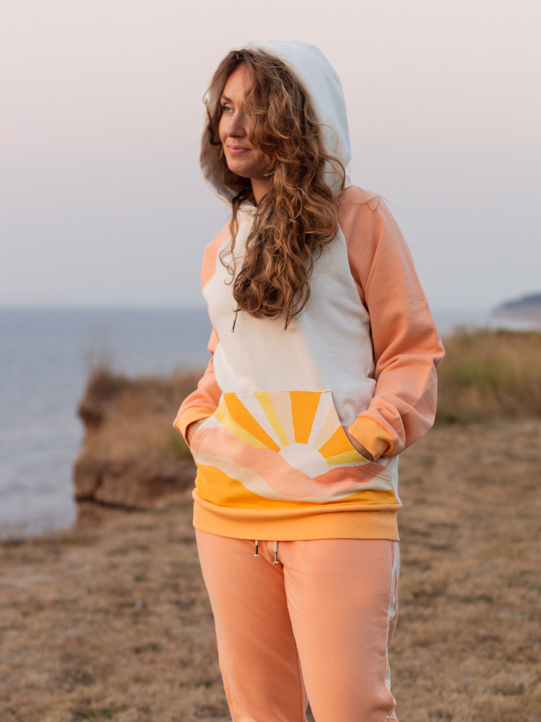 Sunburst Hoodie by Happy Earth