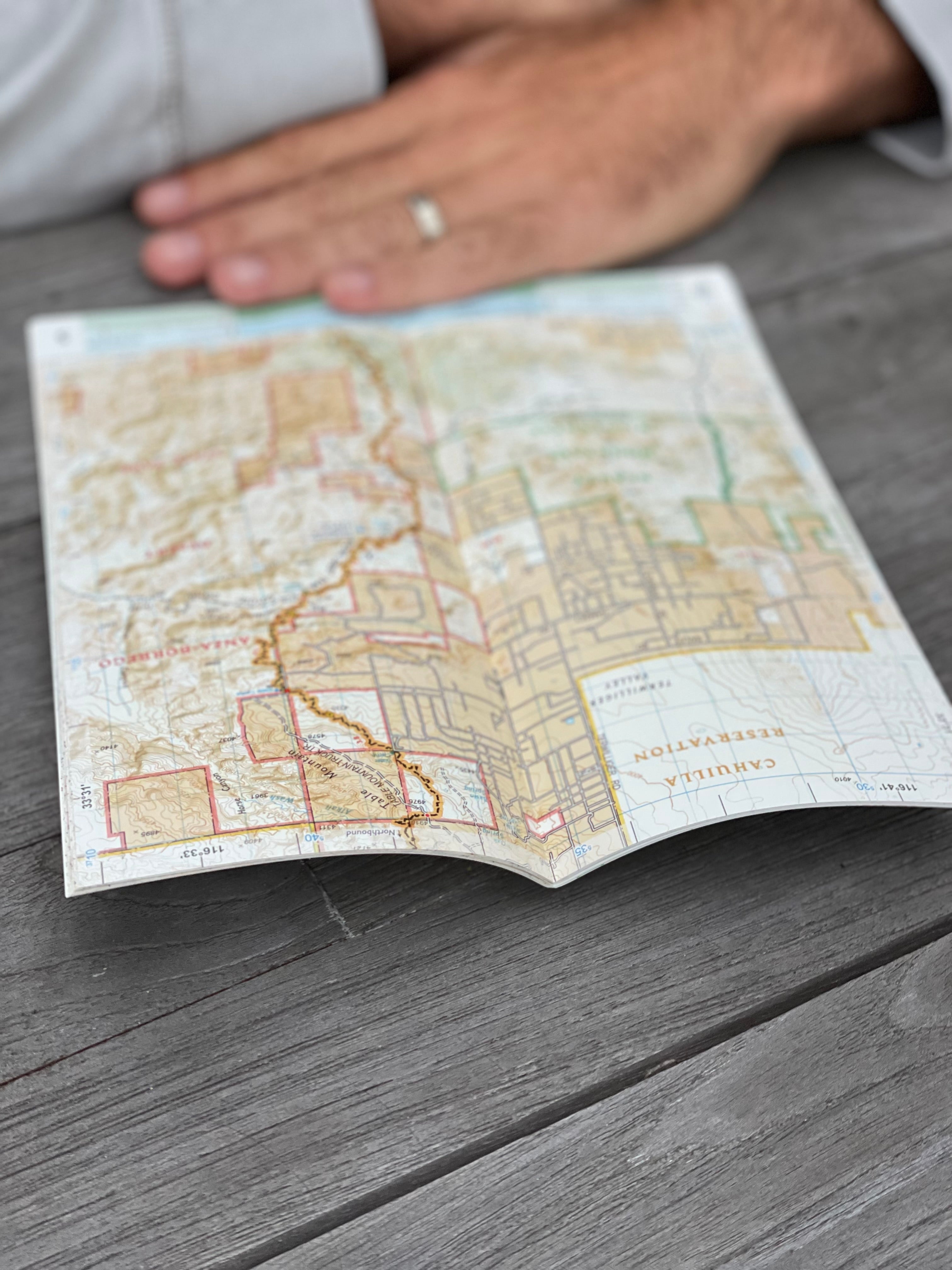 National Geographic Pacific Coast Trail: San Jacinto and Laguna Mountains Map