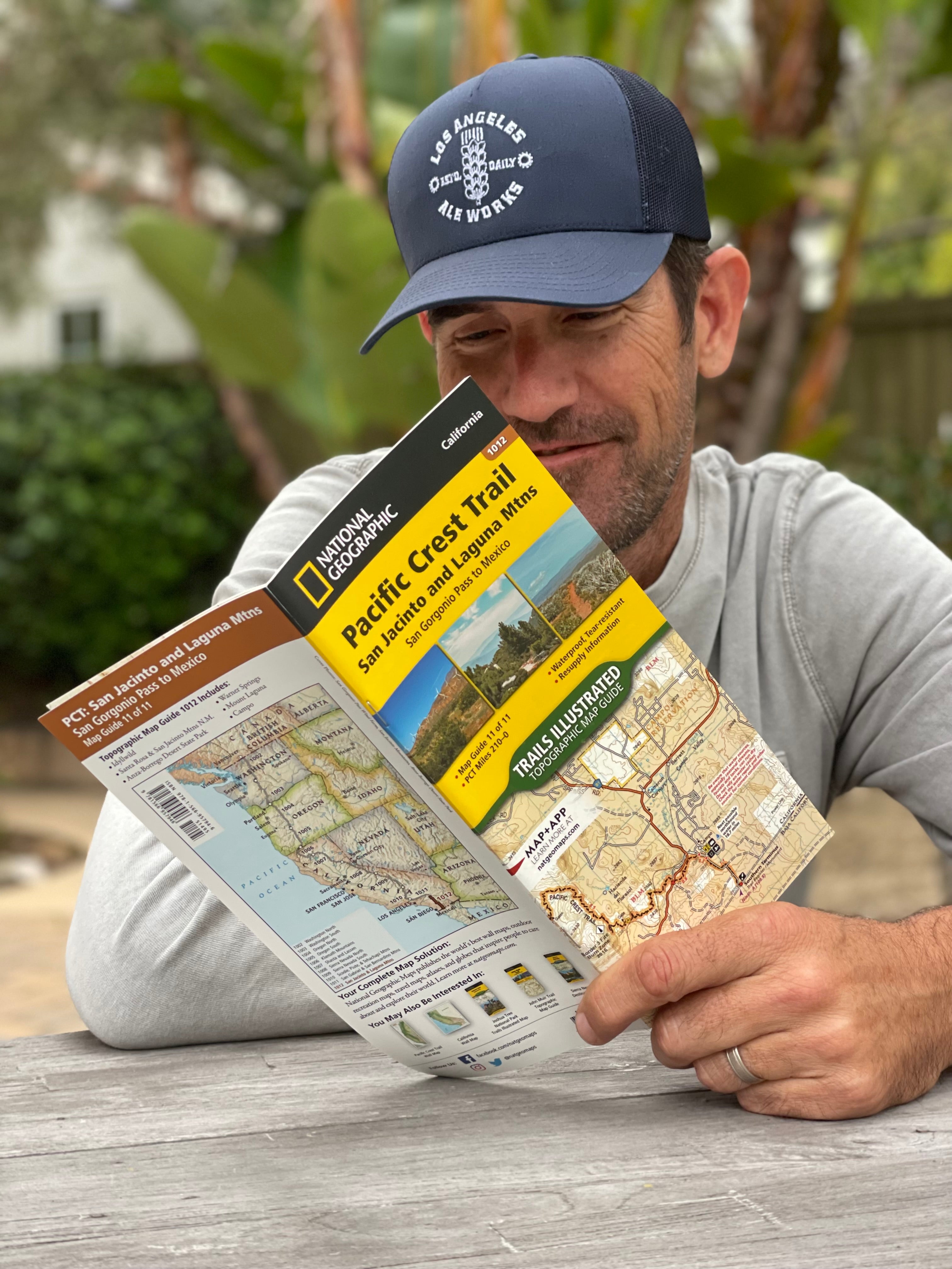 National Geographic Pacific Coast Trail: San Jacinto and Laguna Mountains Map