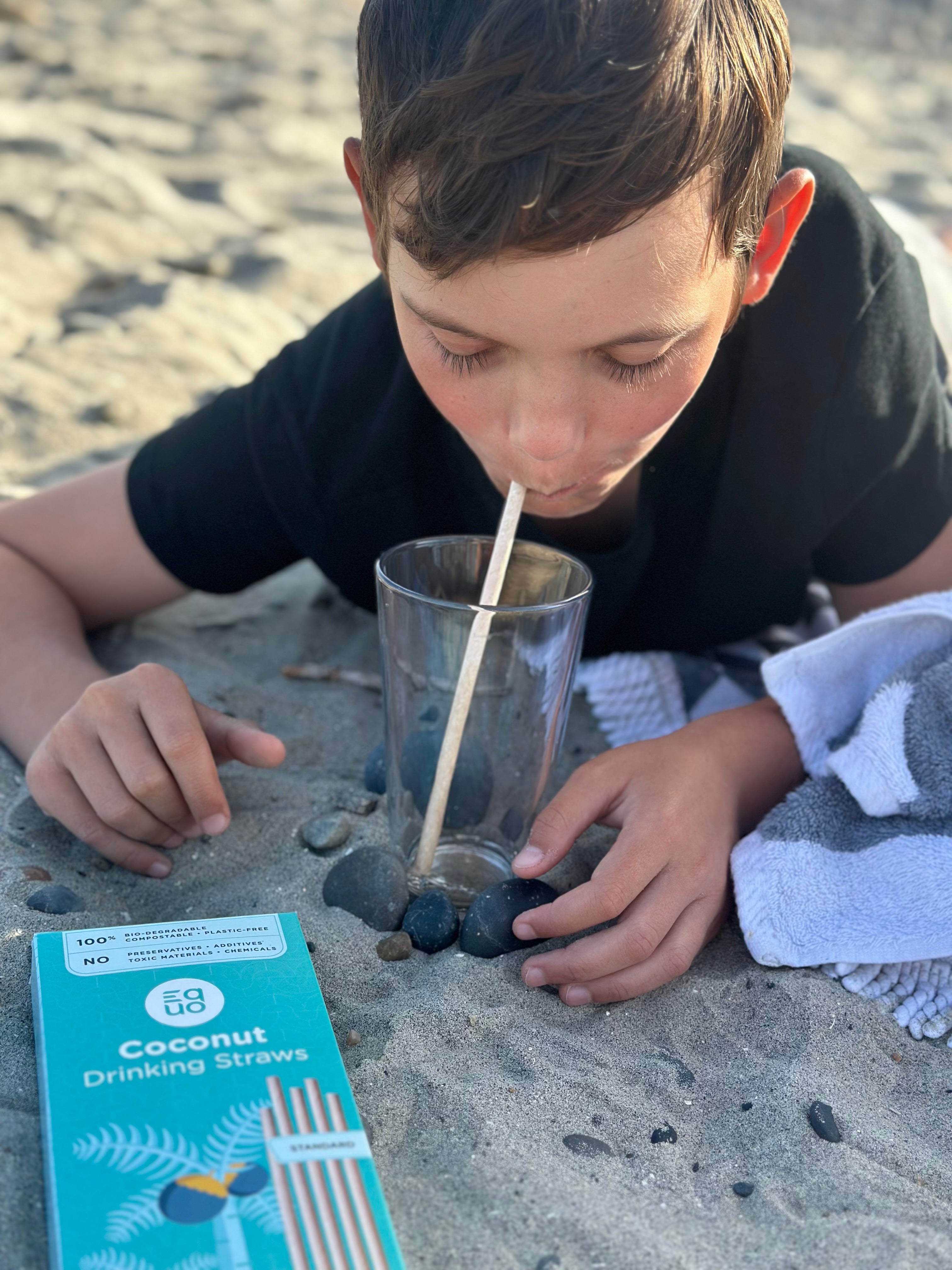 Coconut Drinking Straws by EQUO