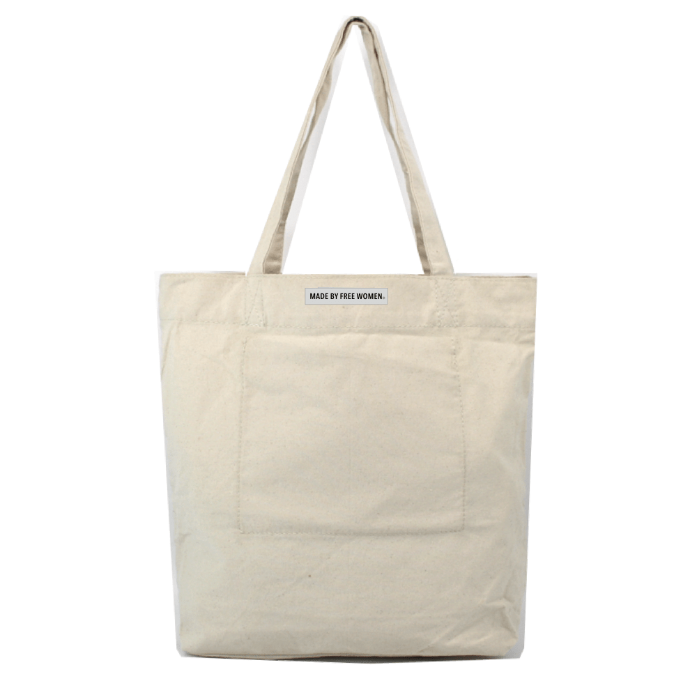 Market Tote WP - 100% Organic Cotton (Large Inside Pocket)