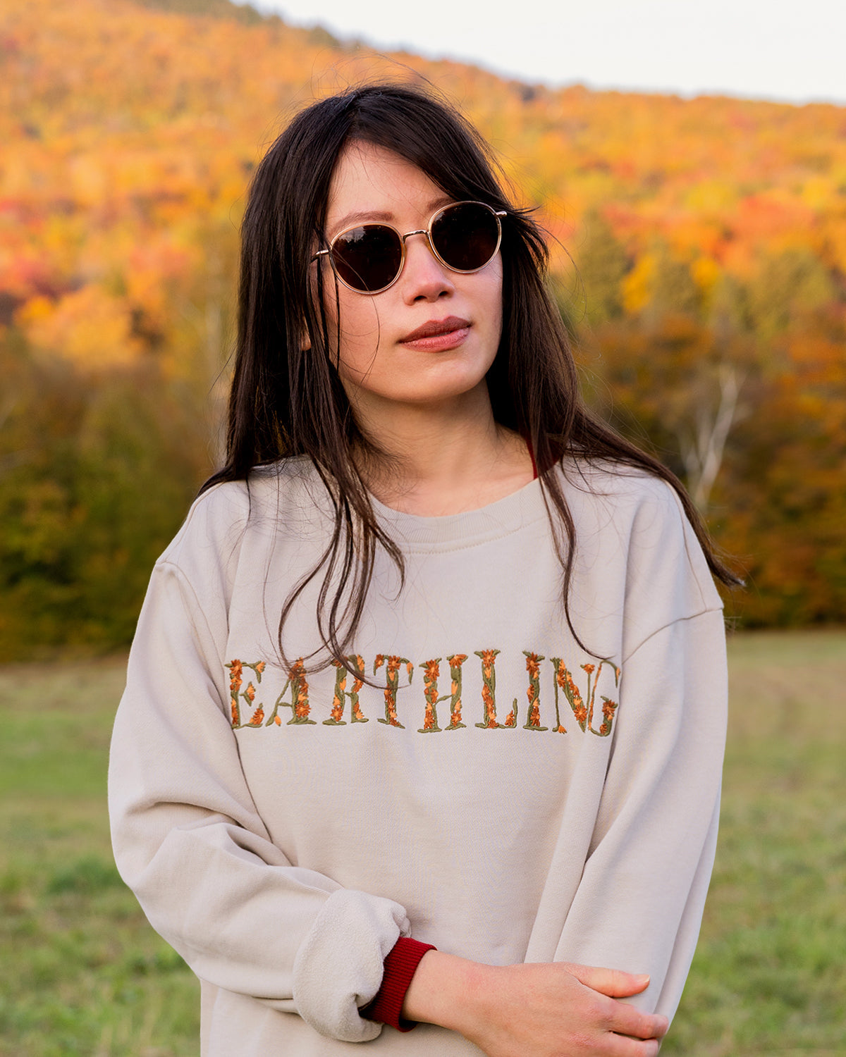 Earthling in Bloom Pullover by Happy Earth