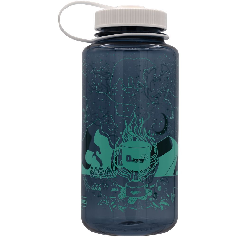 Nalgene Wide Mouth Sustain Water Bottle 32 oz (9 Graphic Designs Available)