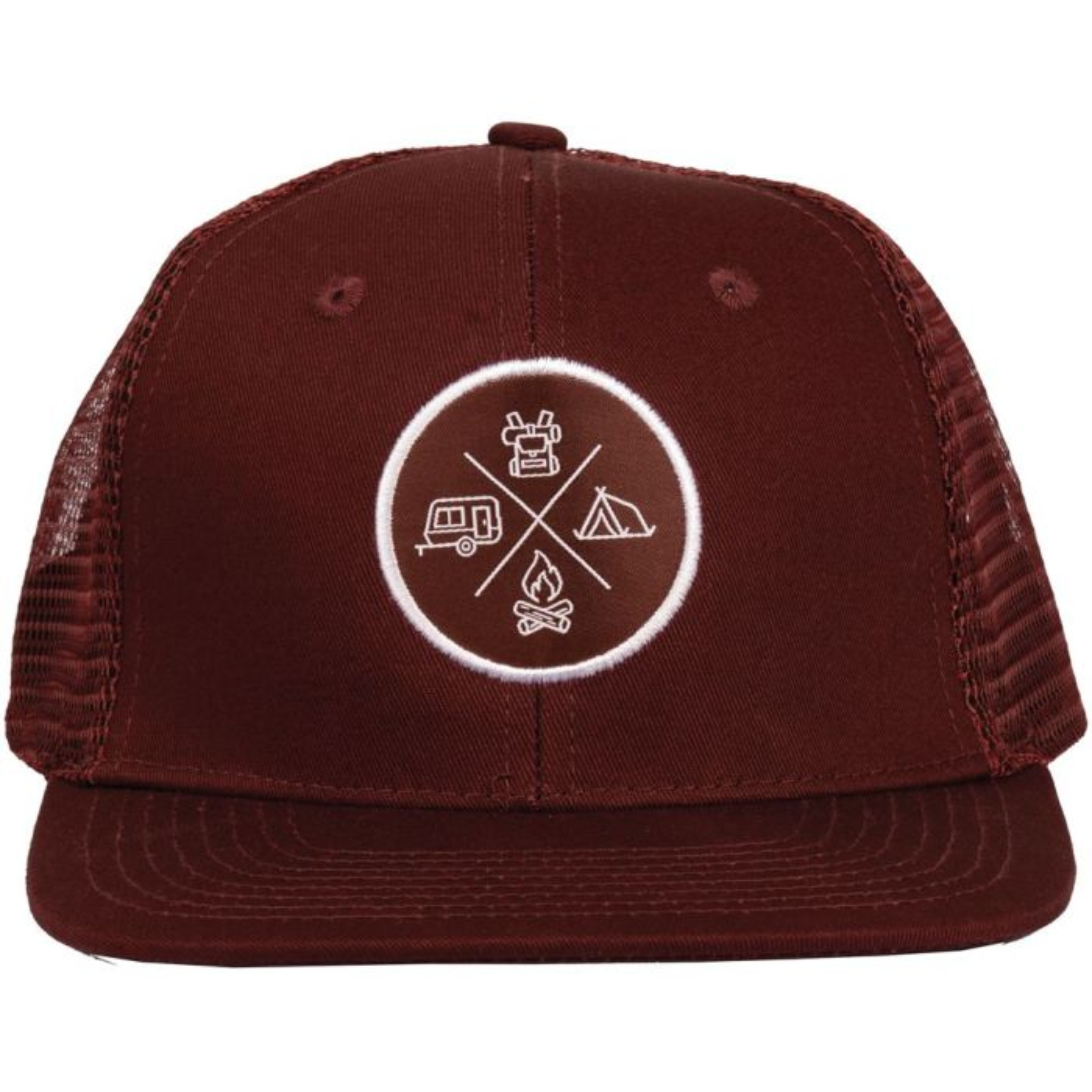 Peregrine Cross Mid-Crown Trucker Hat