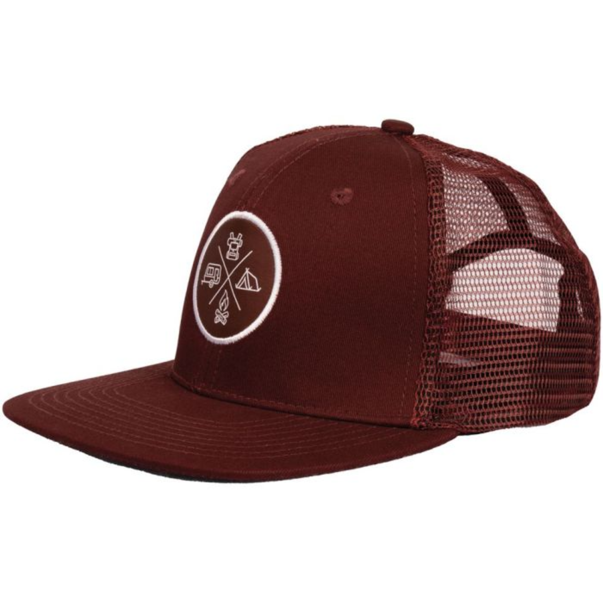 Peregrine Cross Mid-Crown Trucker Hat
