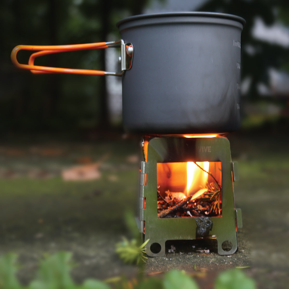 Portable Mini Foldable Wood Burning Survival Stove by Quick Survive