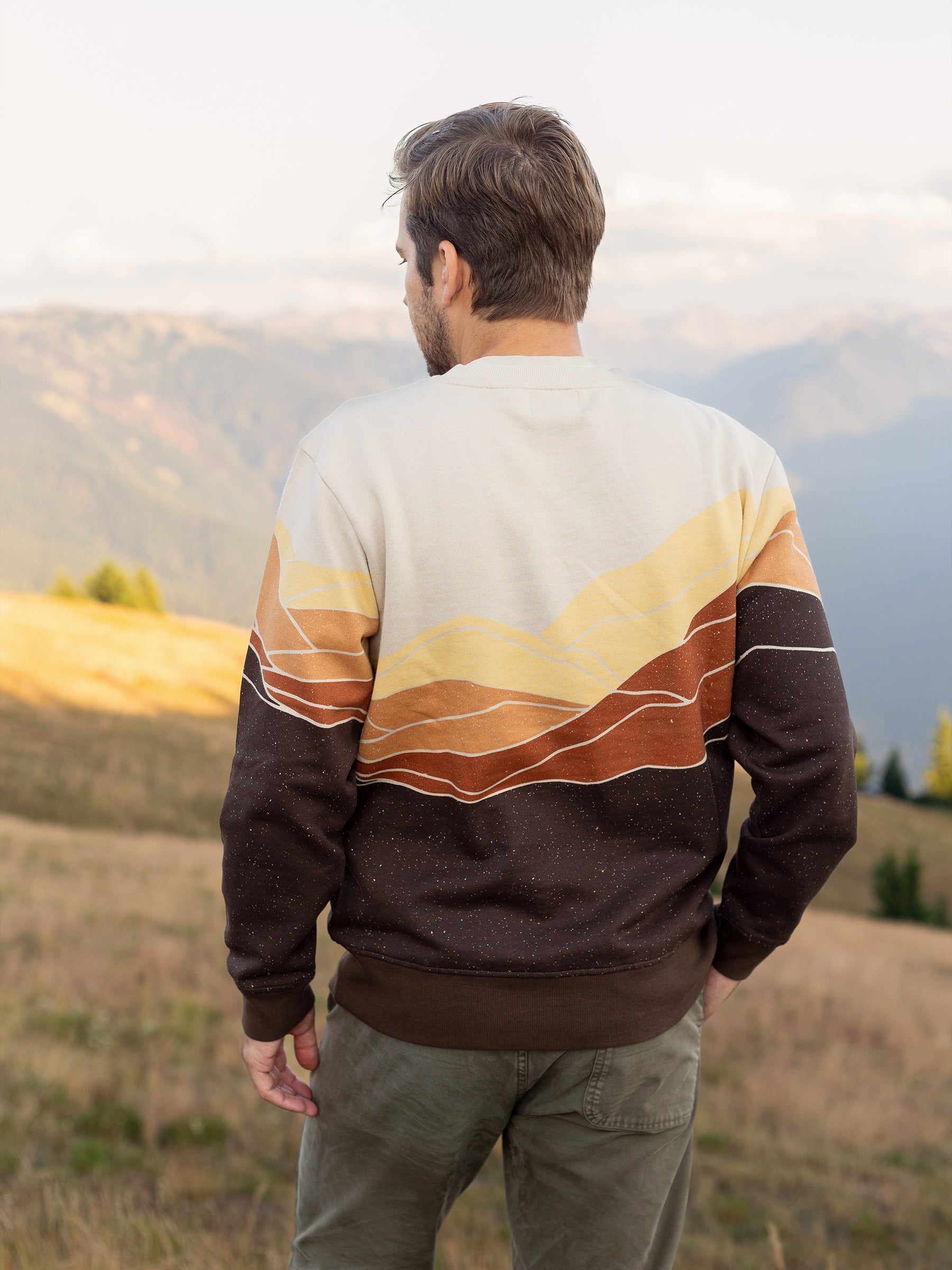 Retro Range Pullover by Happy Earth