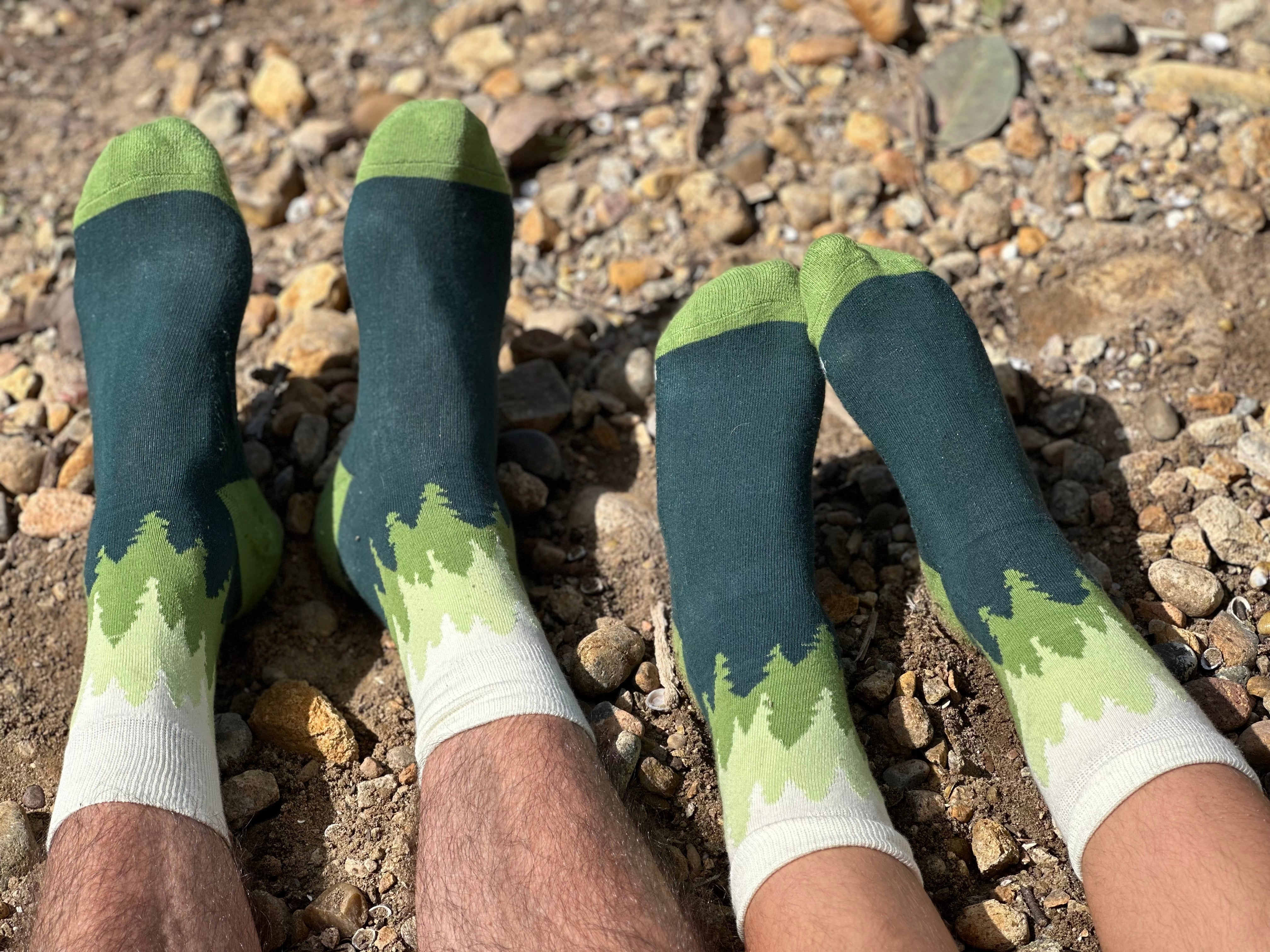 Treeline Socks by Happy Earth