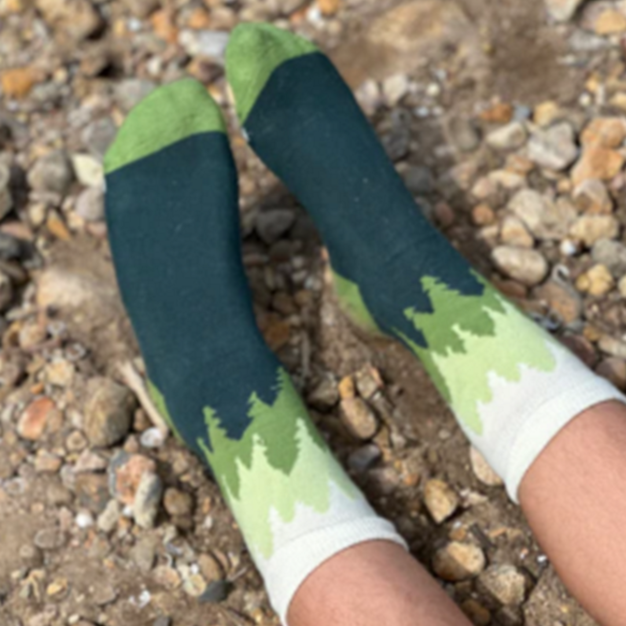 Treeline Socks by Happy Earth
