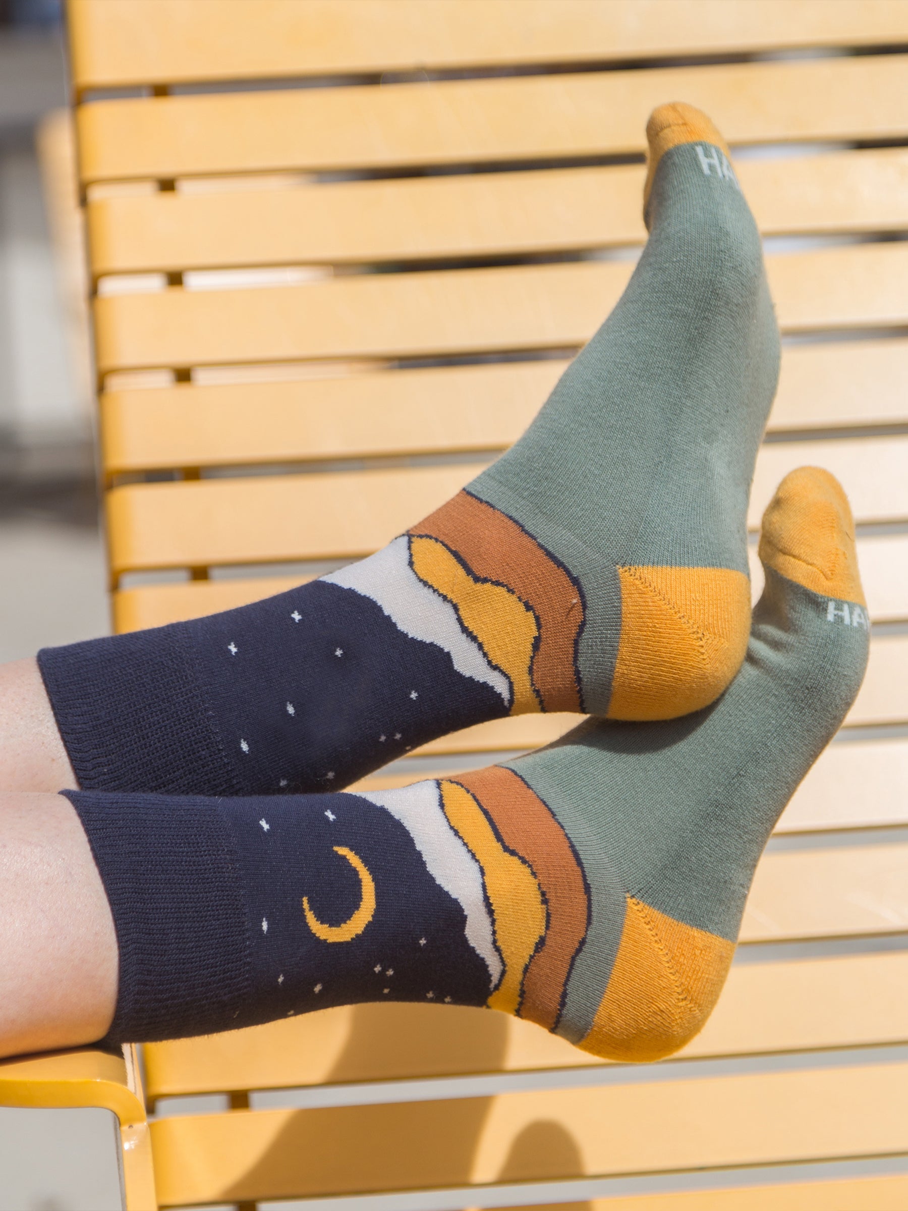 Starry Night Socks by Happy Earth