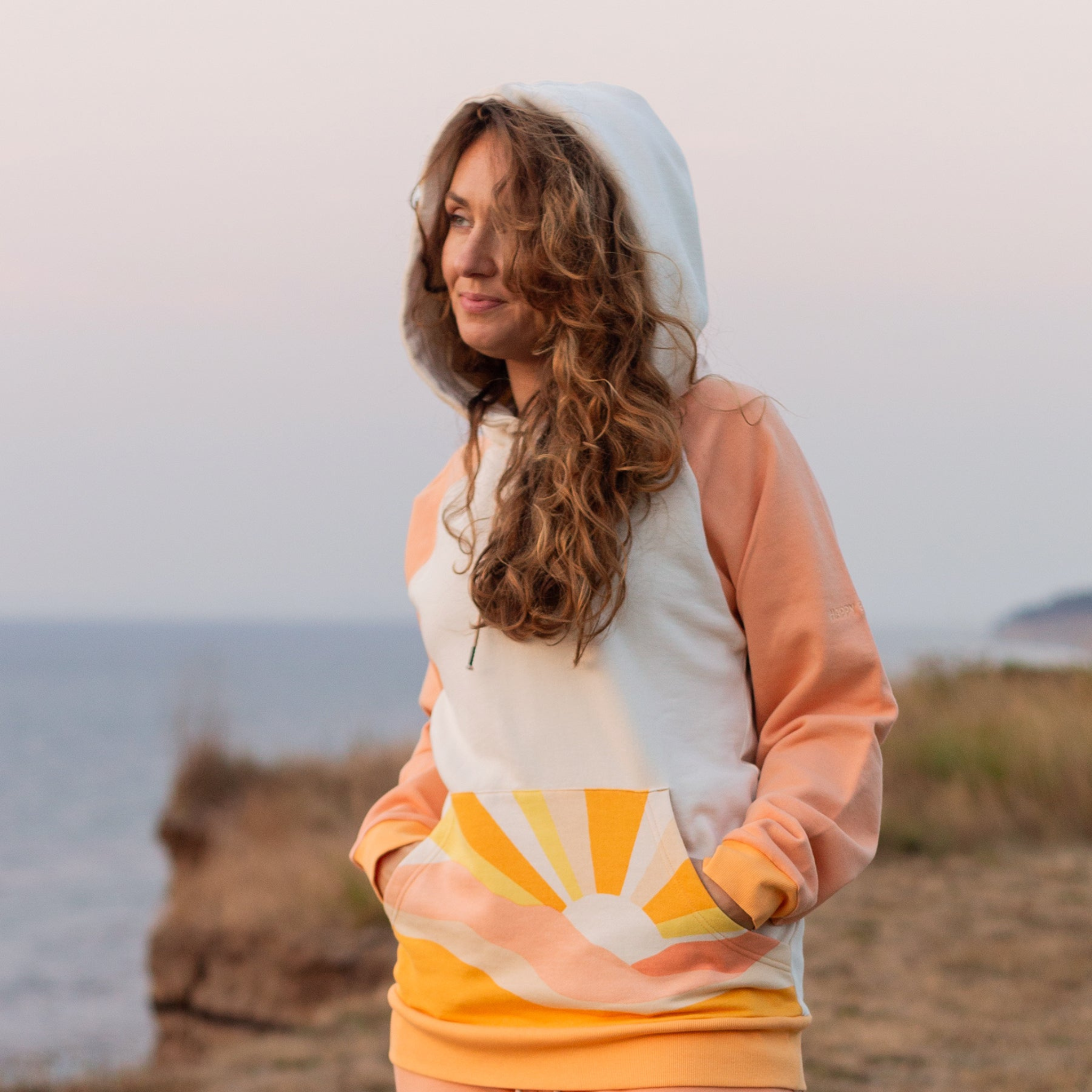 Sunburst Hoodie by Happy Earth