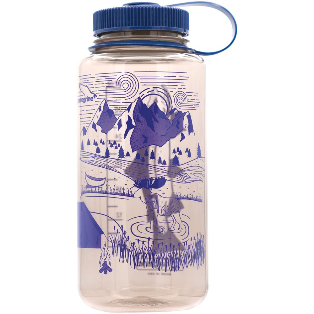 Nalgene Wide Mouth Sustain Water Bottle 32 oz (9 Graphic Designs Available)