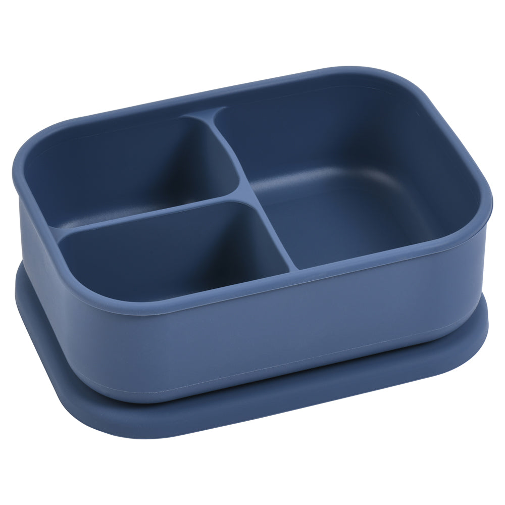 Dusty Blue Bento Box for Kids or Adults by Three Little Tots