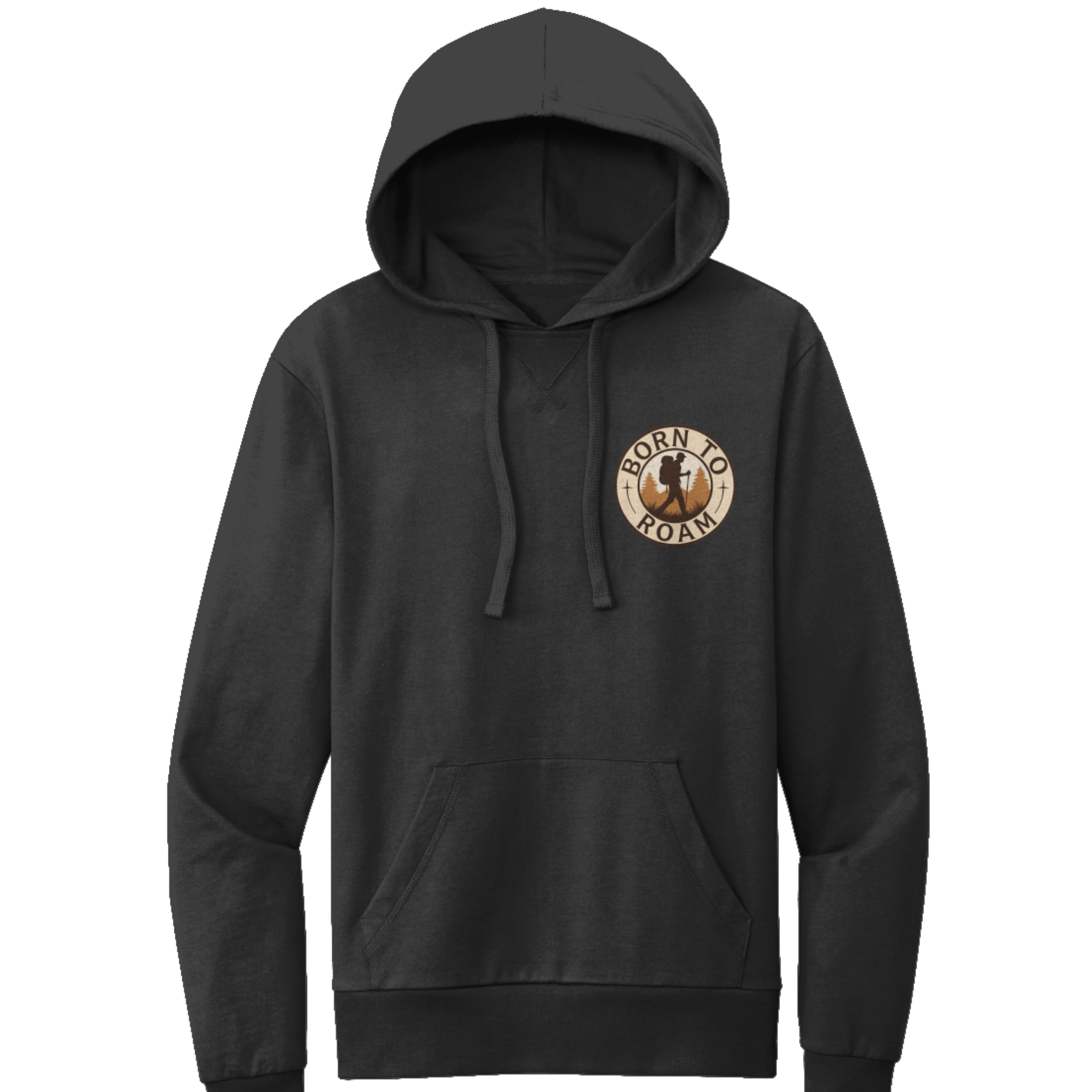 Born To Roam 100% Organic Cotton Hoodie (2 Colors)