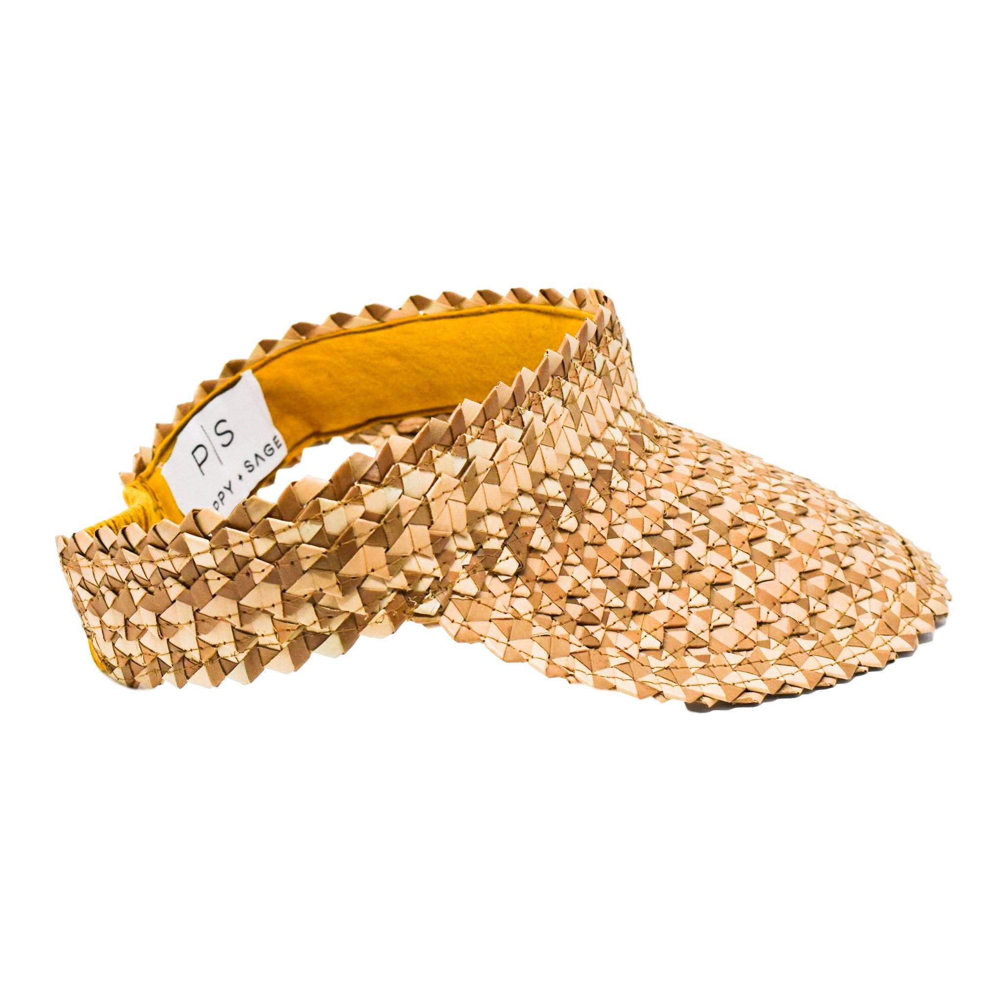 STRAW SUN VISOR by POPPY + SAGE - (3 Colors)