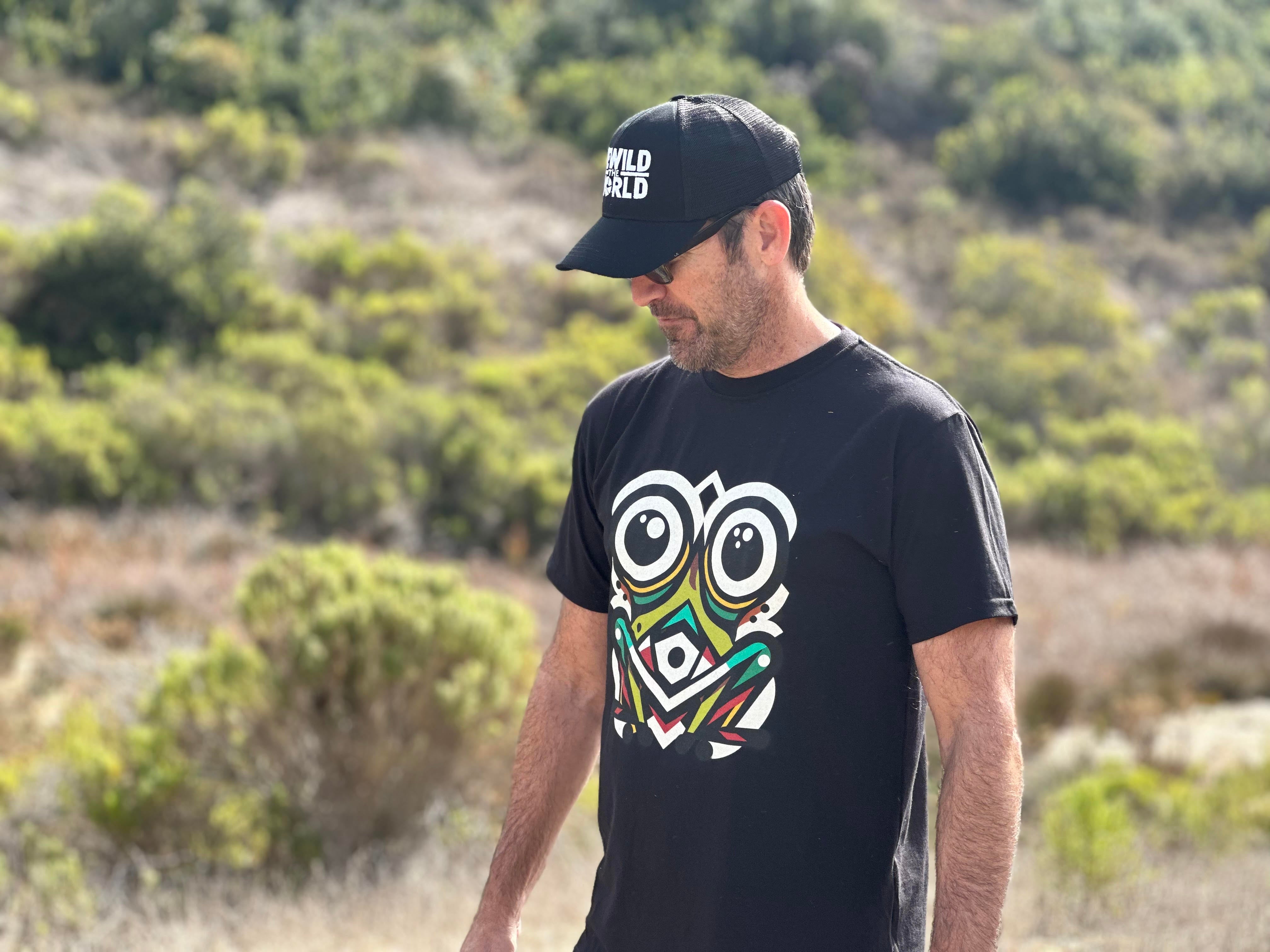 Big Eyes Frog - 100% Certified Organic Cotton T-Shirt (6 Colors - Men's)