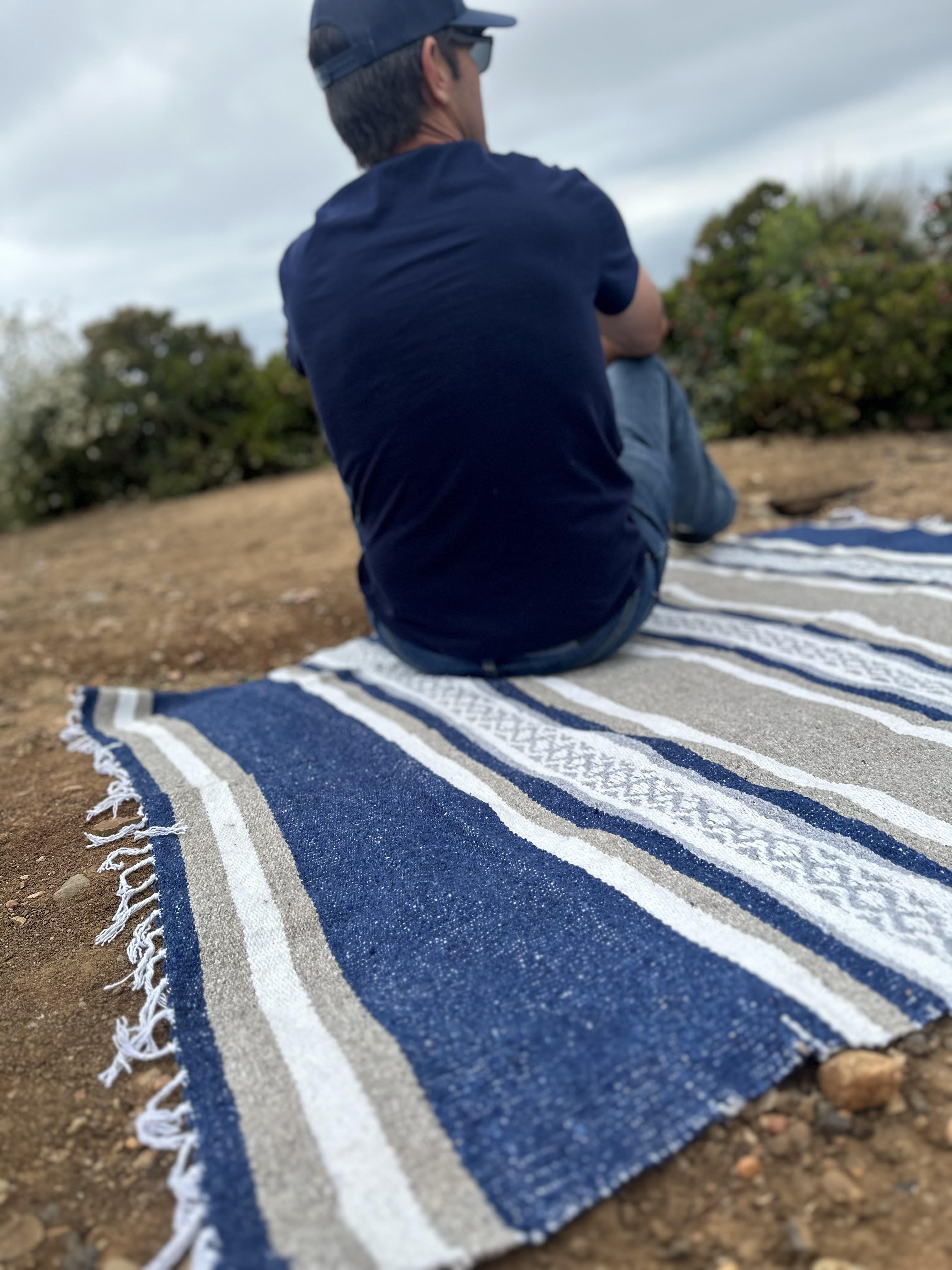 Slate & Sand Cabo Mexican Blanket by Laguna Beach Textile Company