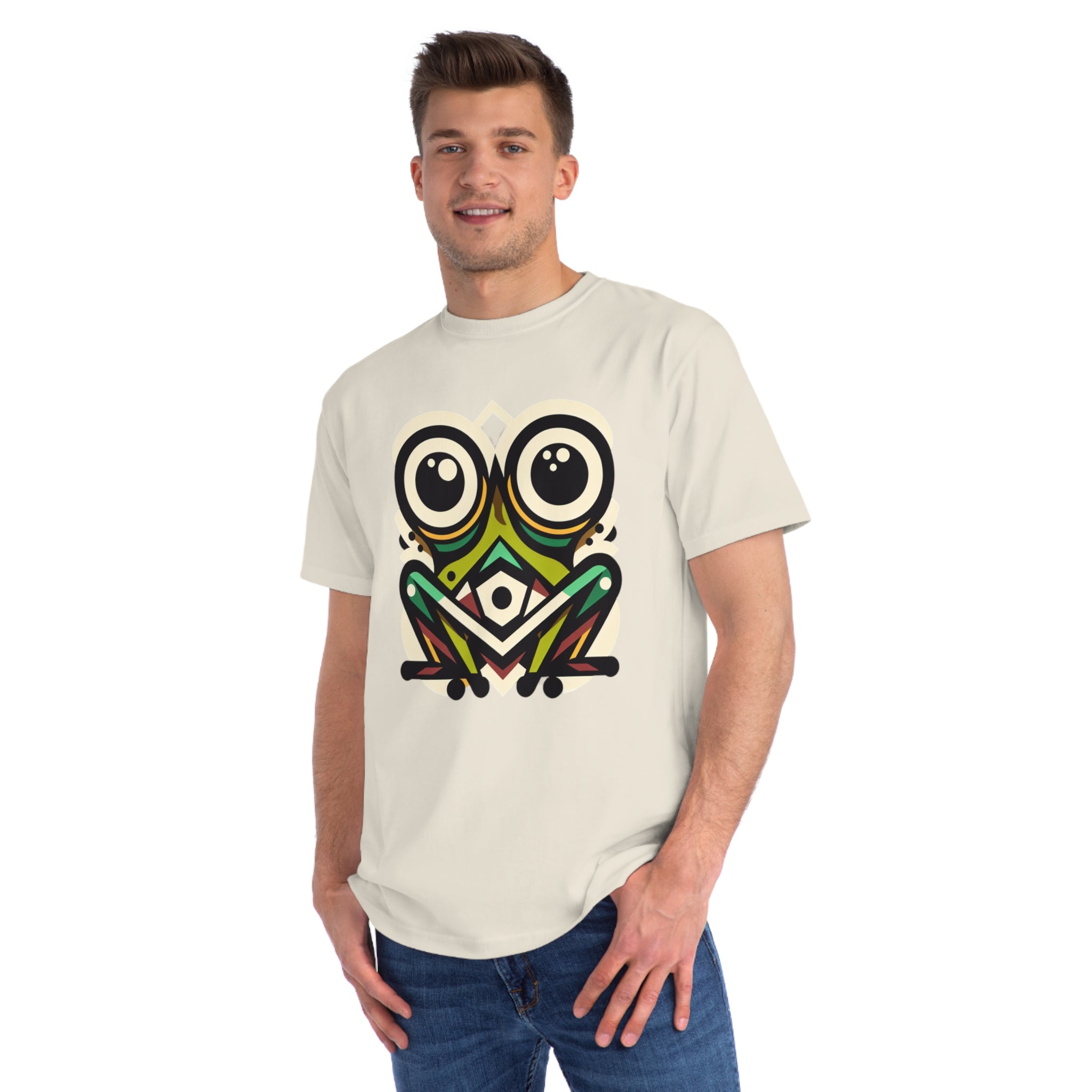 Big Eyes Frog - 100% Certified Organic Cotton T-Shirt (6 Colors Available - Men's)