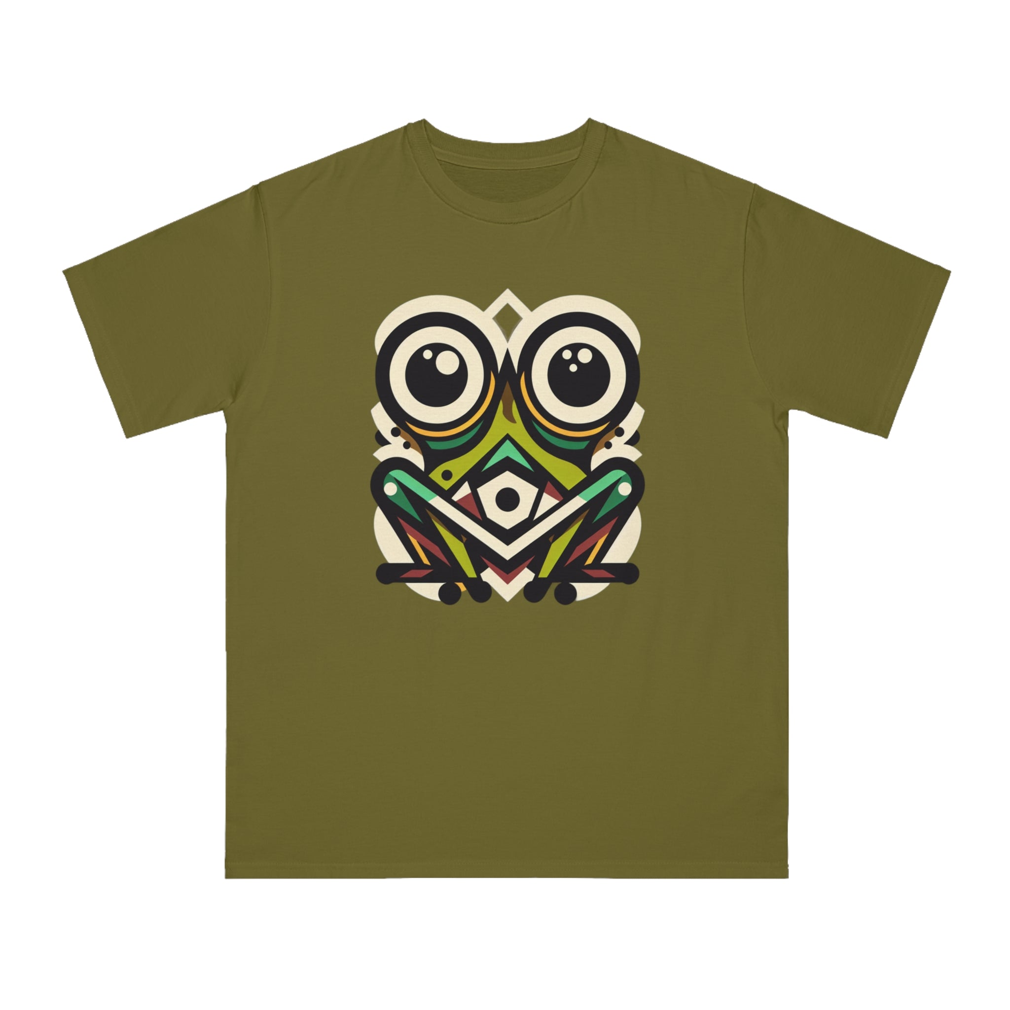 Big Eyes Frog - 100% Certified Organic Cotton T-Shirt (6 Colors Available - Men's)