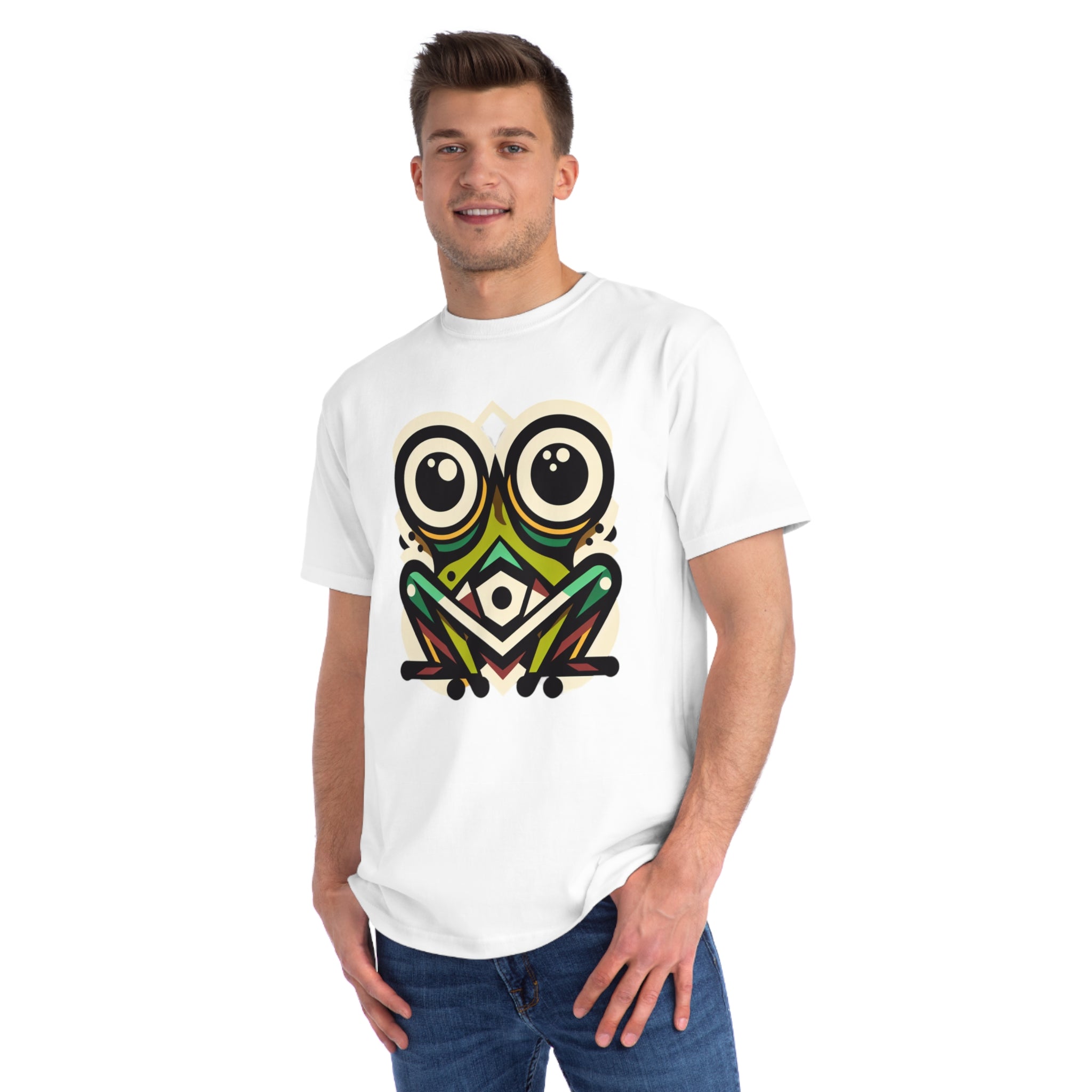 Big Eyes Frog - 100% Certified Organic Cotton T-Shirt (6 Colors Available - Men's)