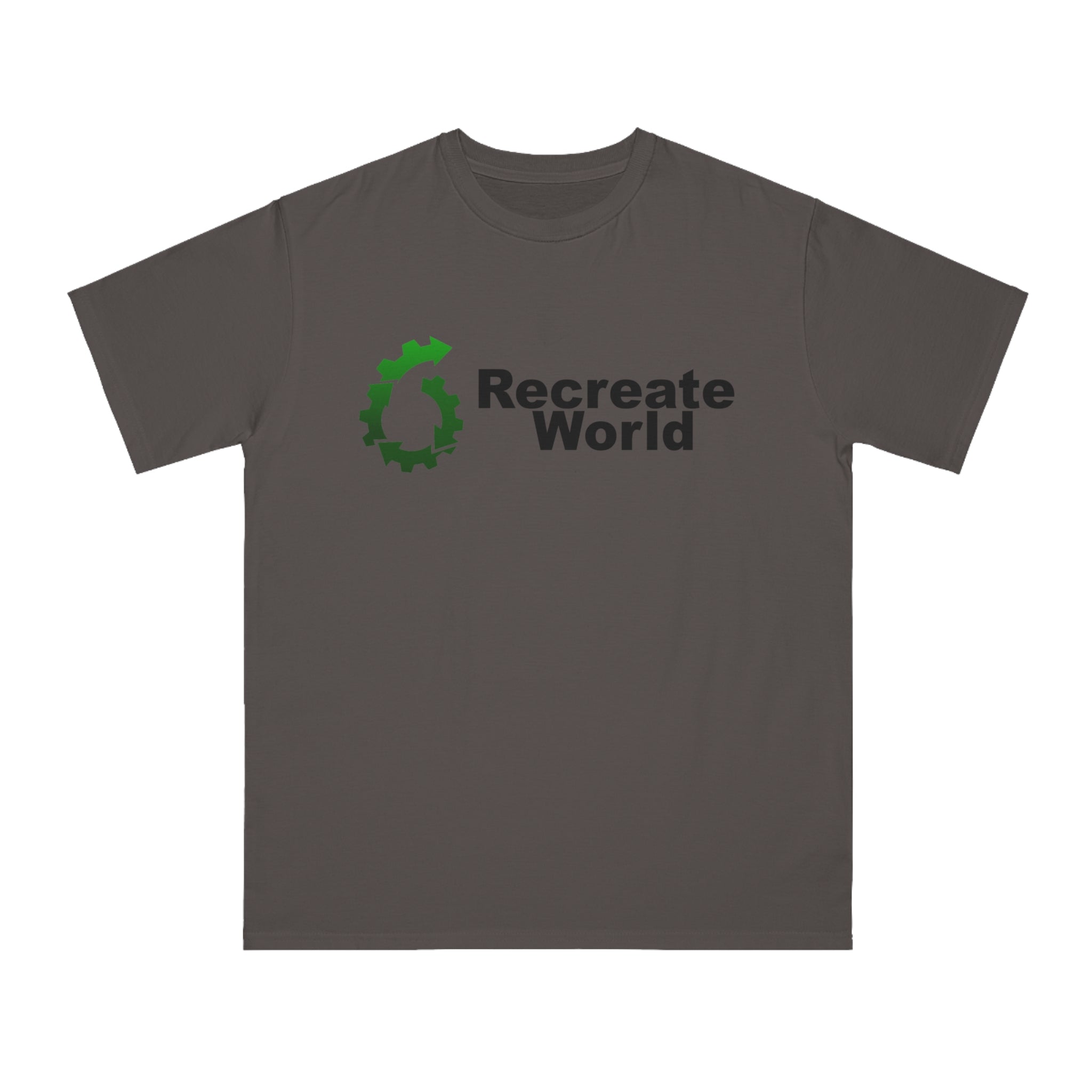 Recreate World Logo - 100% Certified Organic Cotton T-Shirt (5 Colors Available)