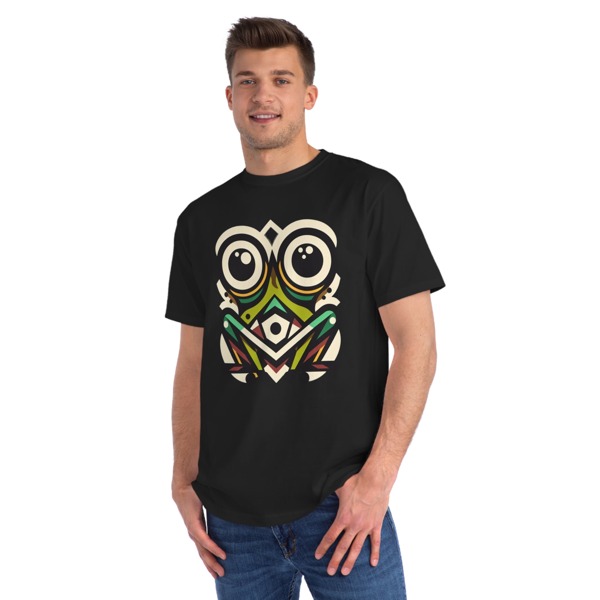 Big Eyes Frog - 100% Certified Organic Cotton T-Shirt (6 Colors Available - Men's)