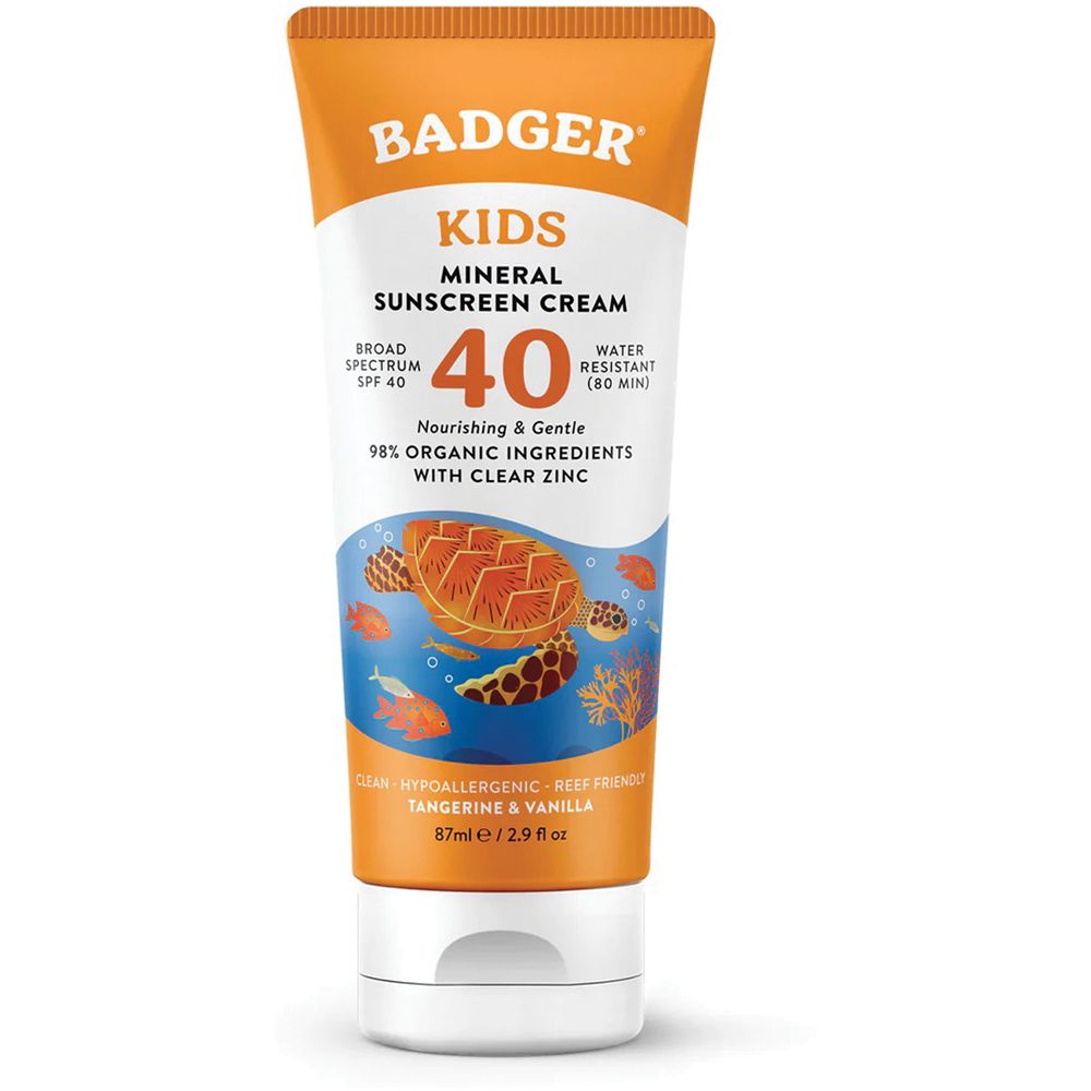 Badger Kids CLEAR Sunscreen SPF40 - 2.9OZ