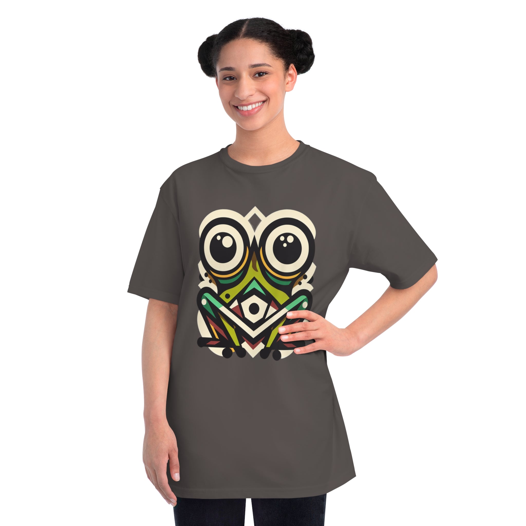 Big Eyes Frog - 100% Certified Organic Cotton T-Shirt (7 Colors Available - Women's)