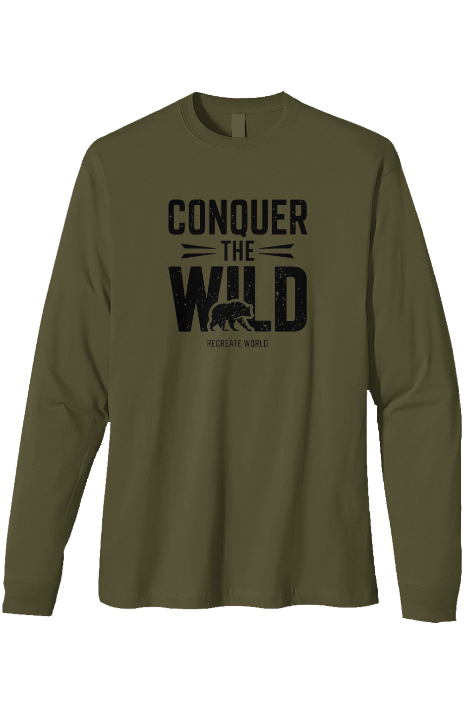 Conquer The Wild 100% Organic Cotton Heavyweight T-shirt (3 Colors - Men's)