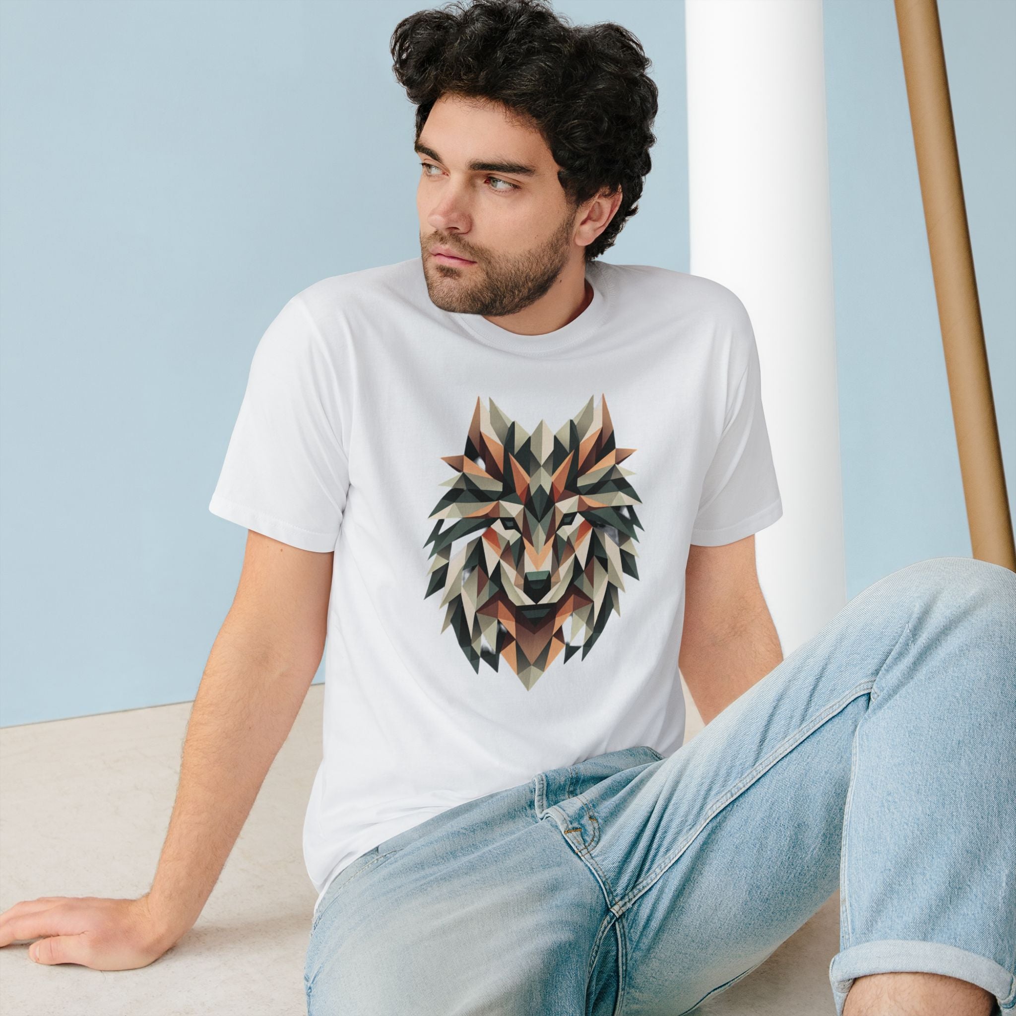 Wolf Staple T-shirt - Brave Wolf Design