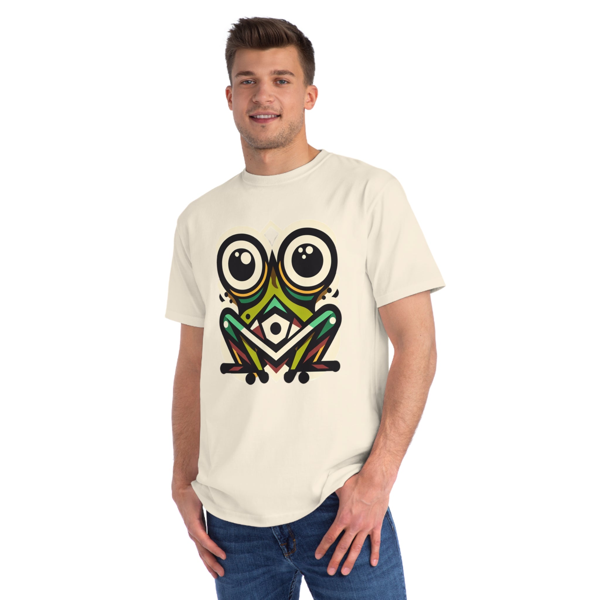 Big Eyes Frog - 100% Certified Organic Cotton T-Shirt (6 Colors Available - Men's)