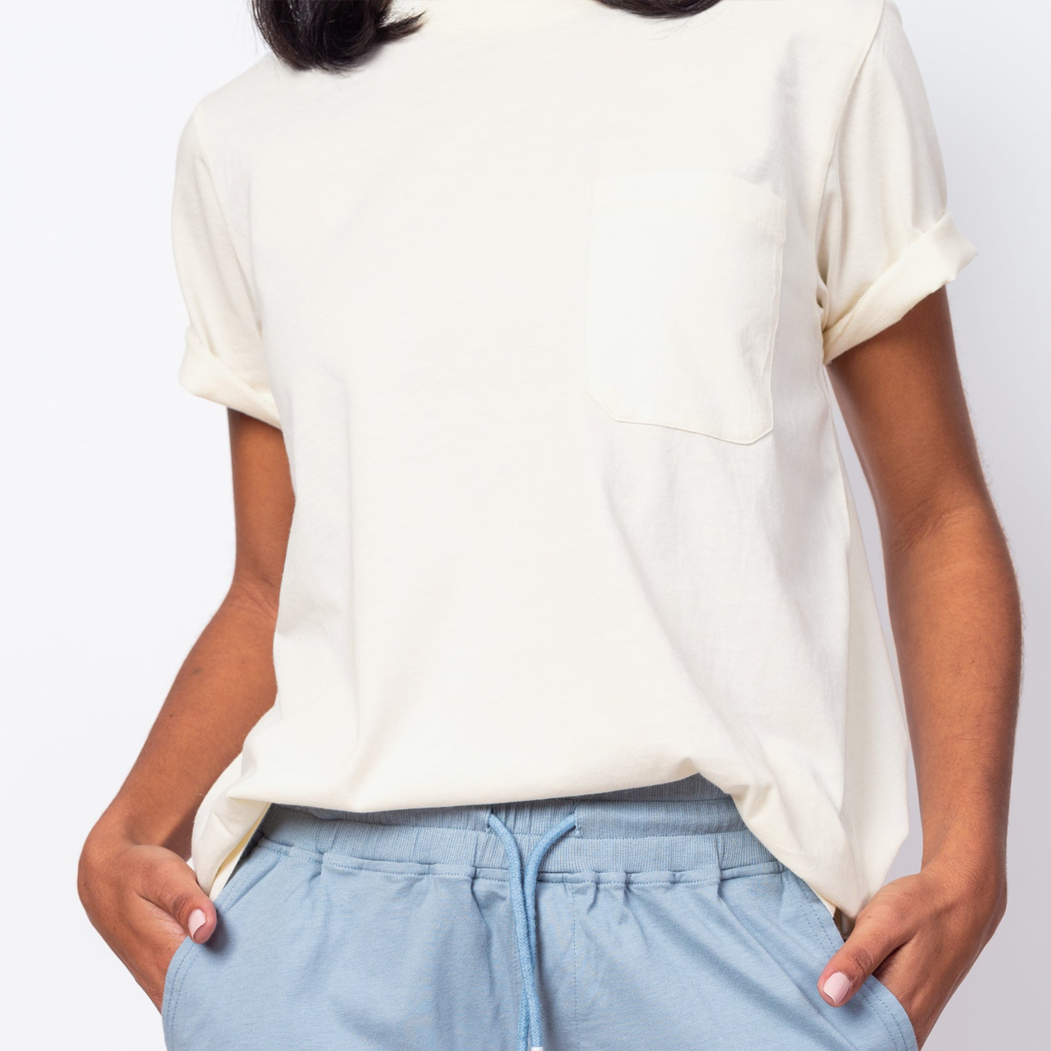 Cloud Everyday Pocket Tee by Happy Earth