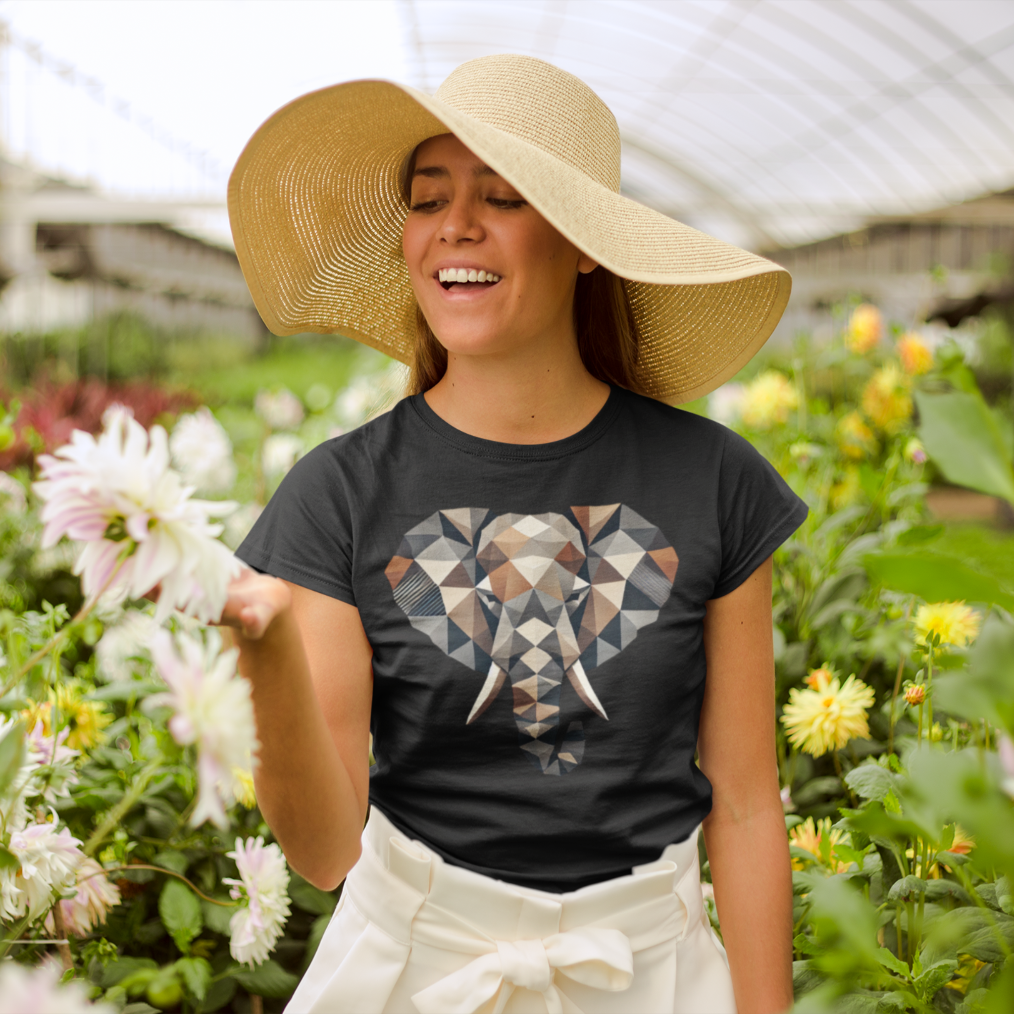 The Strong Elephant - 100% Organic Cotton T-Shirt (6 Colors - Women's)