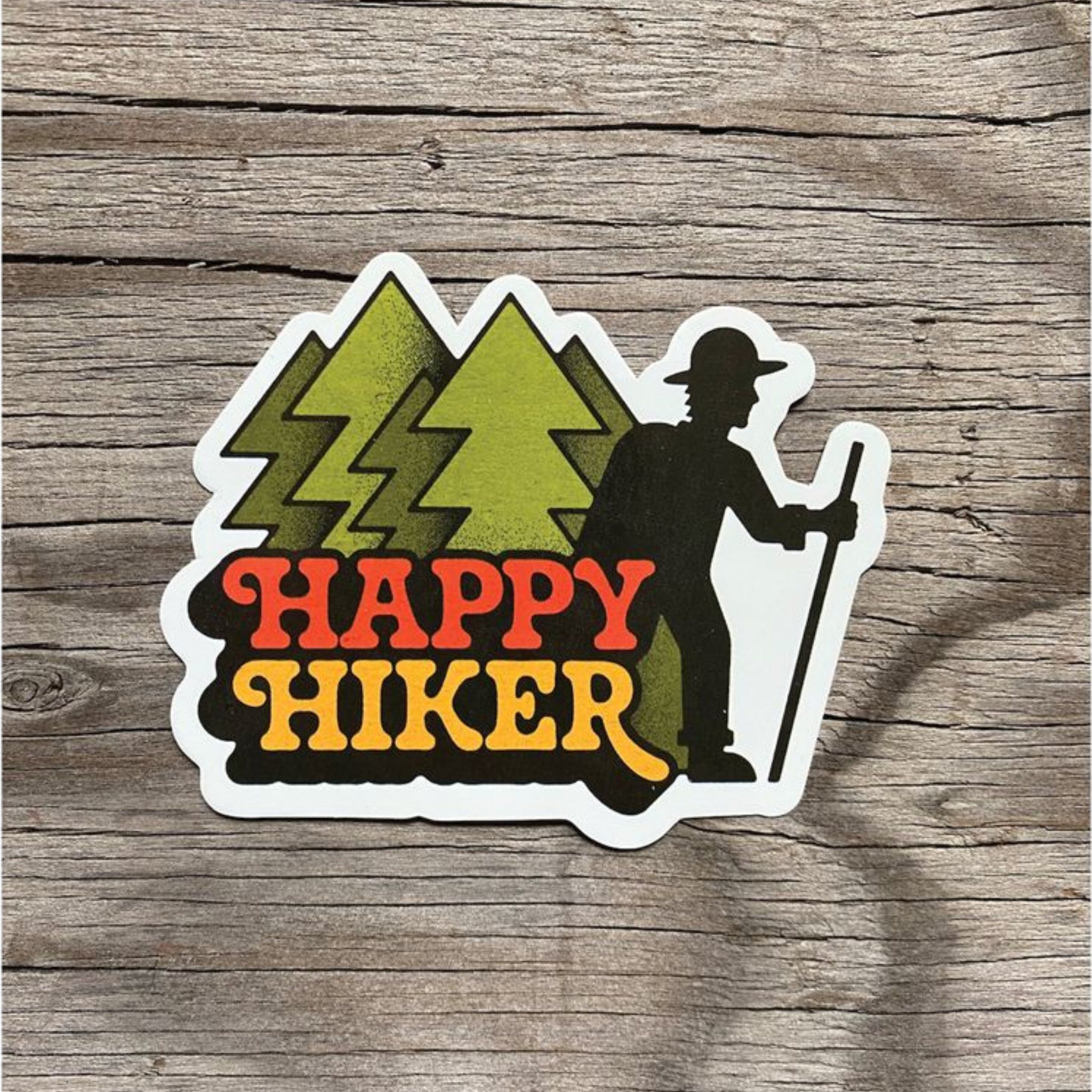 Happy Hiker Sticker