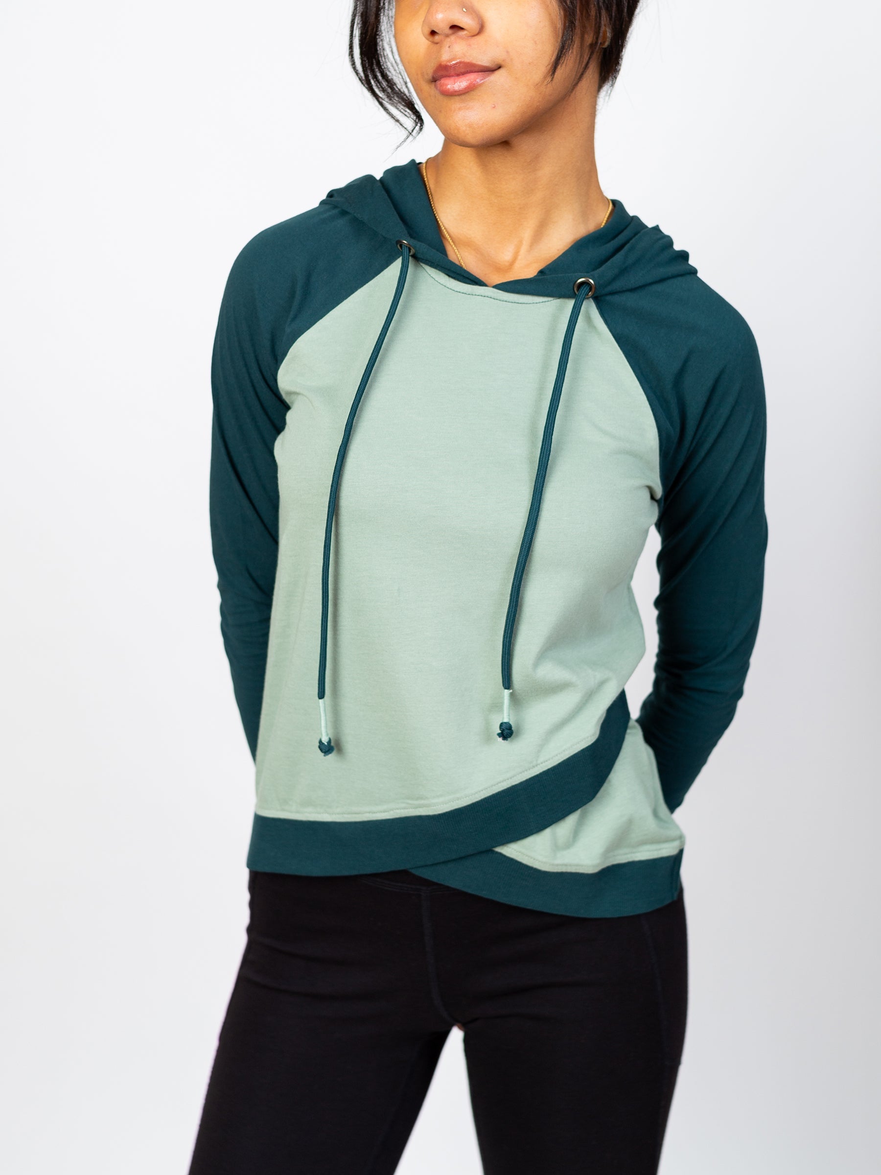 Cross-Crop Hoodie | Canopy by Happy Earth