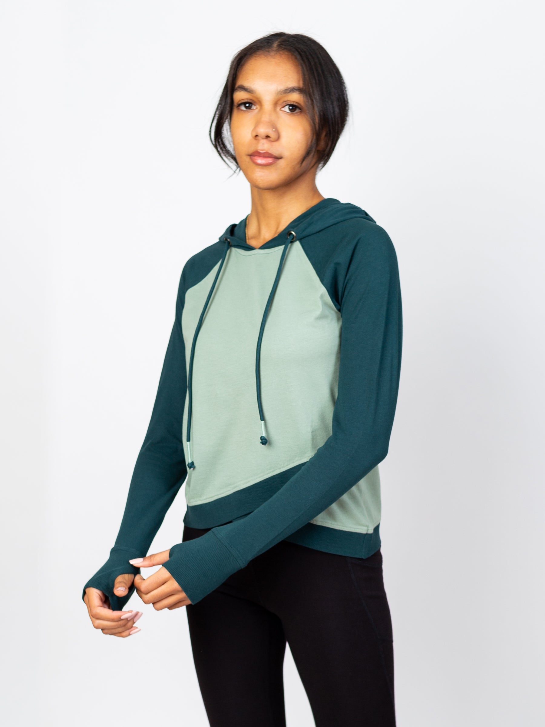 Cross-Crop Hoodie | Canopy by Happy Earth