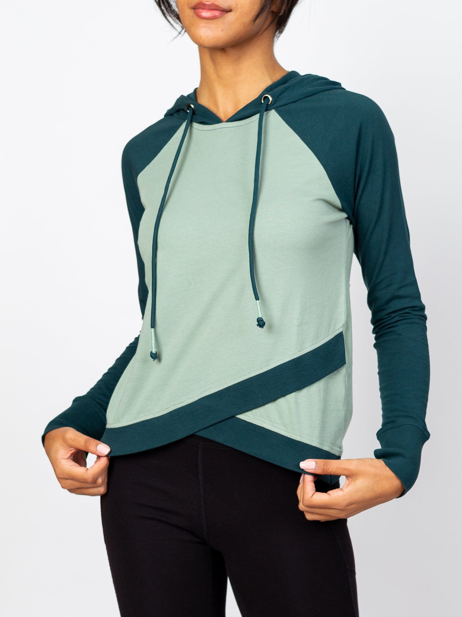 Cross-Crop Hoodie | Canopy by Happy Earth