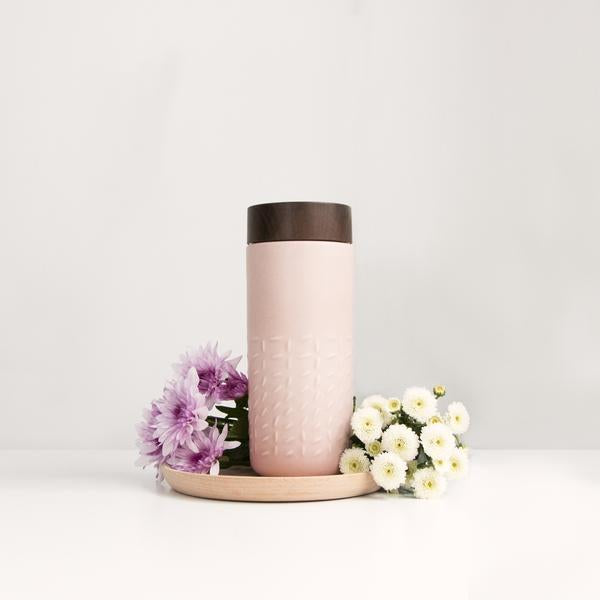 Footprint Ceramic Travel Mug by ACERA LIVEN